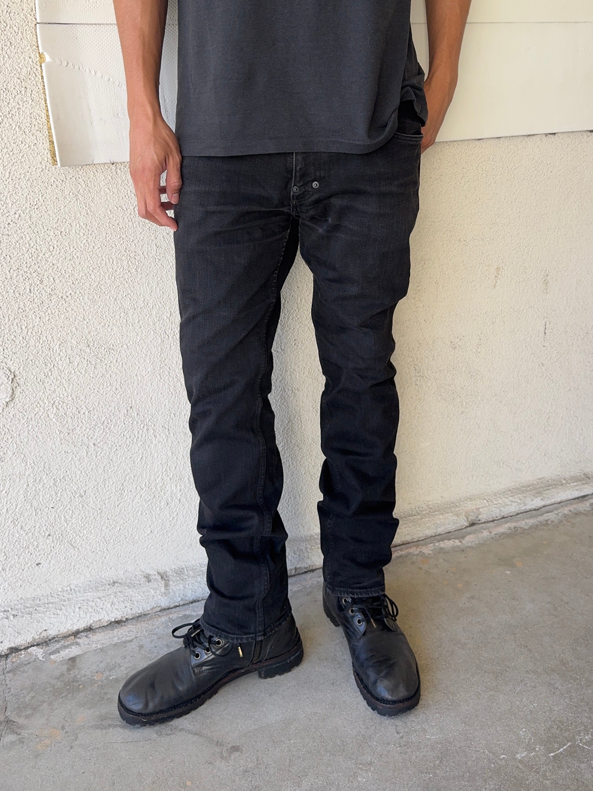 FW06 Number (N)ine “Noir” Black Pain Denim