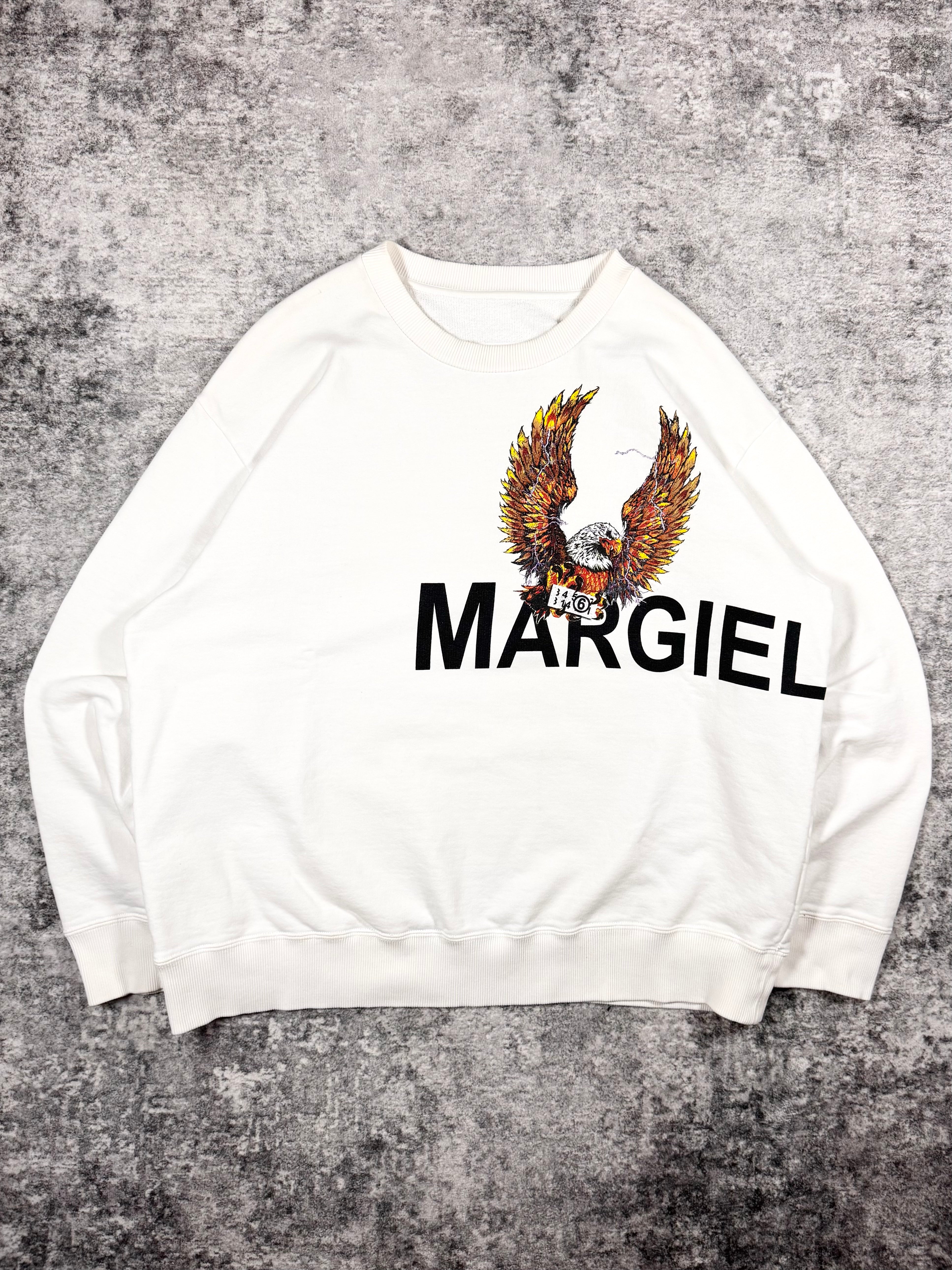 FW21 Maison Margiela MM6 Eagle Logo Crewneck