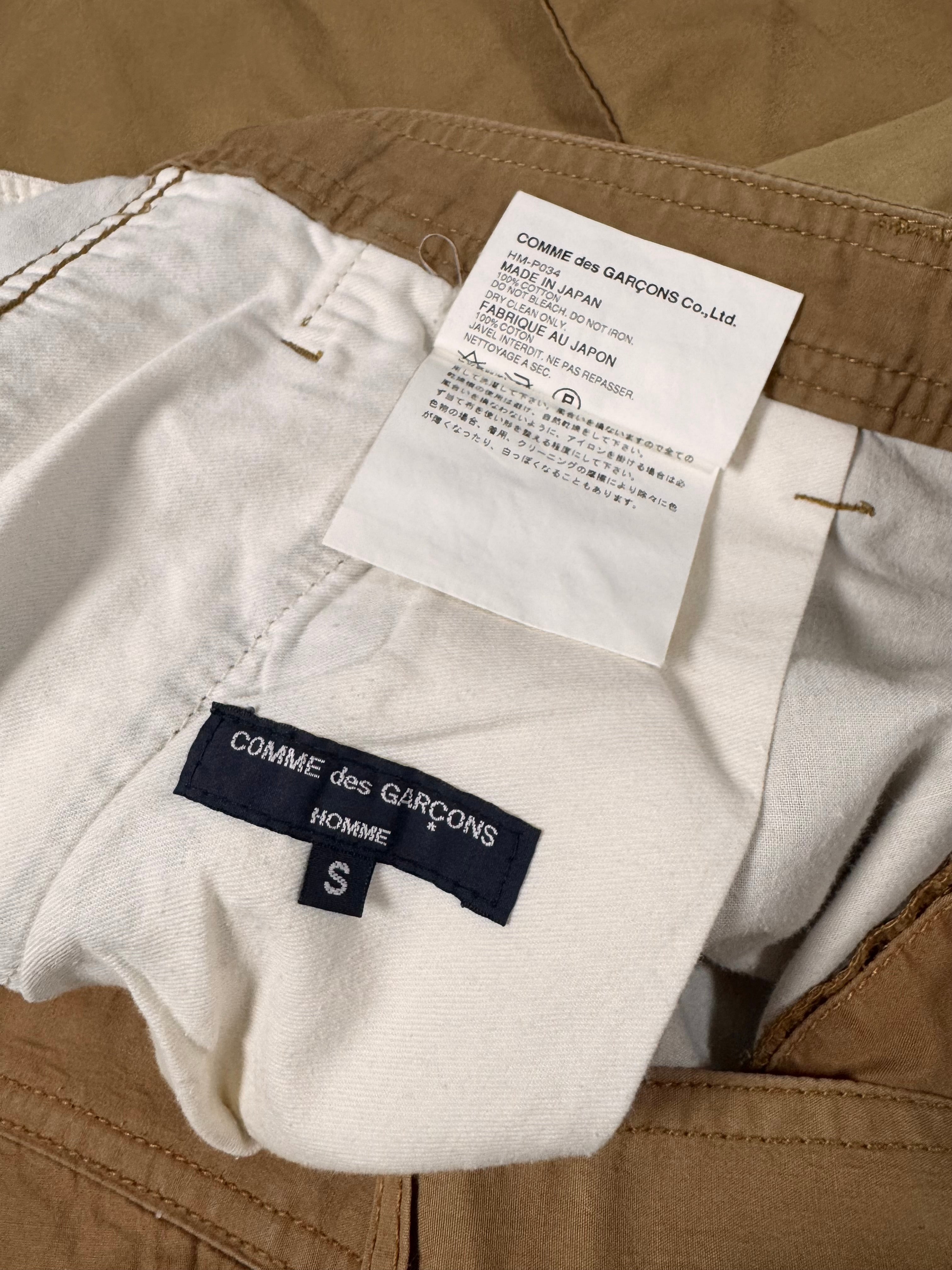 2003 Comme Des Garçons Homme Tan Cotton Pants