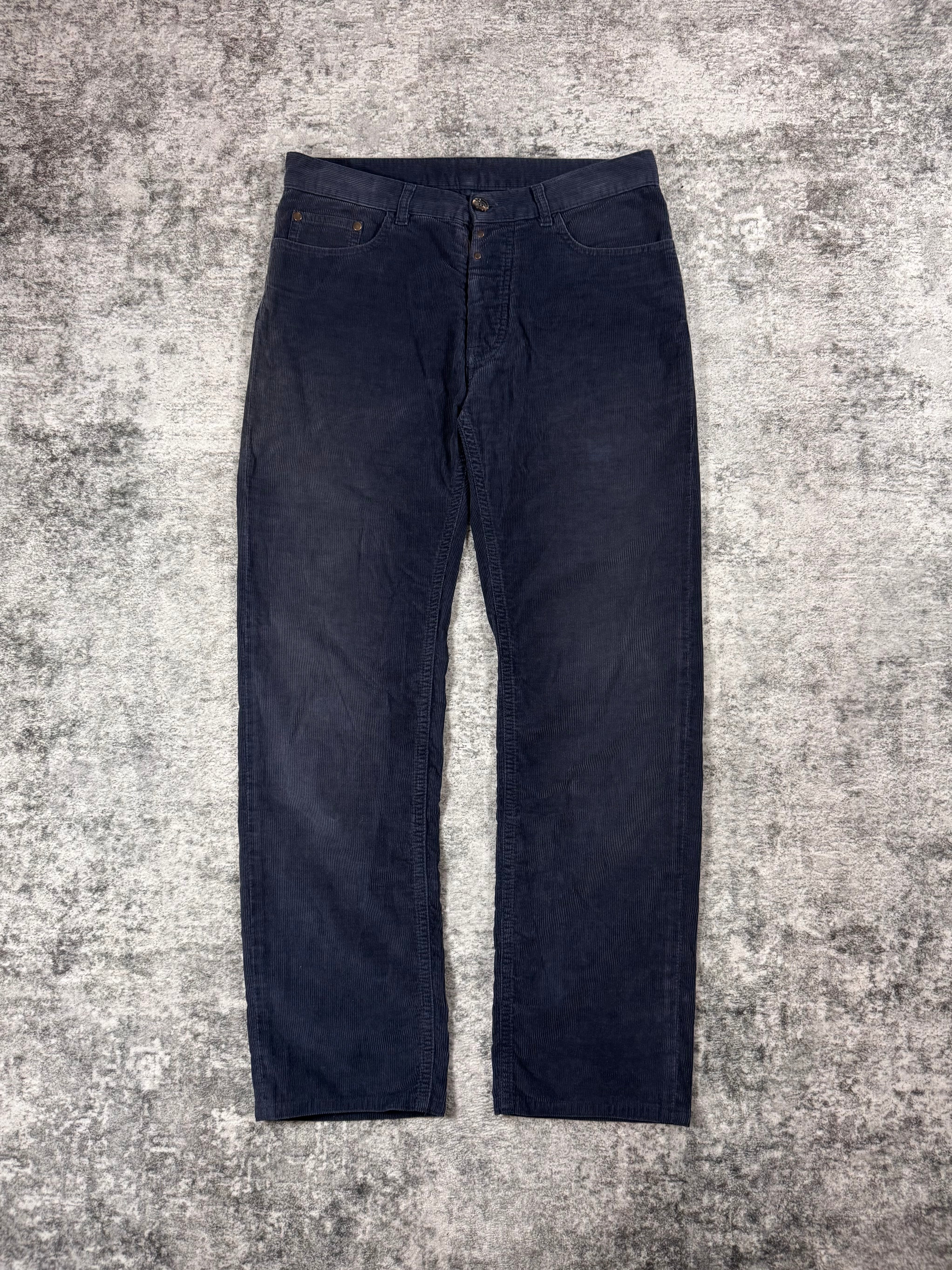 FW11 Maison Margiela Navy Corduroy Pants