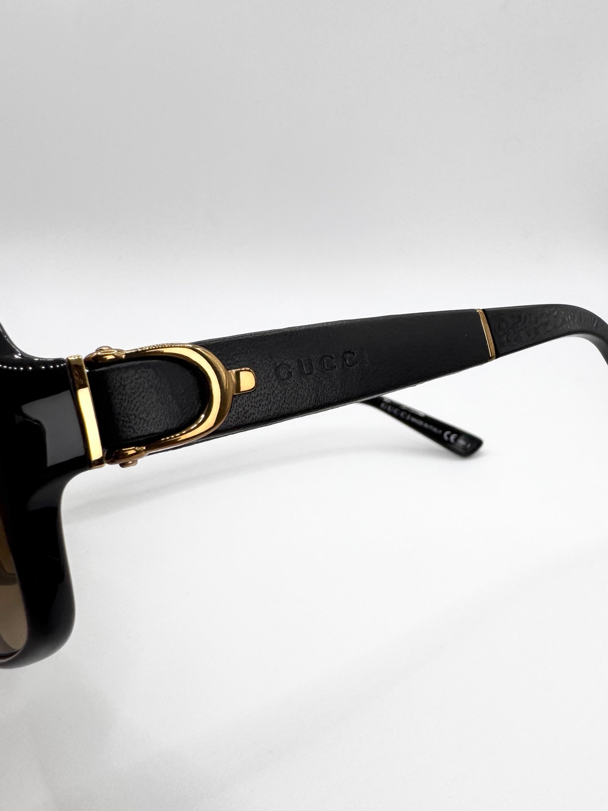 2010s Gucci ‘GG 3661’ Horsebit Oversized Sunglasses