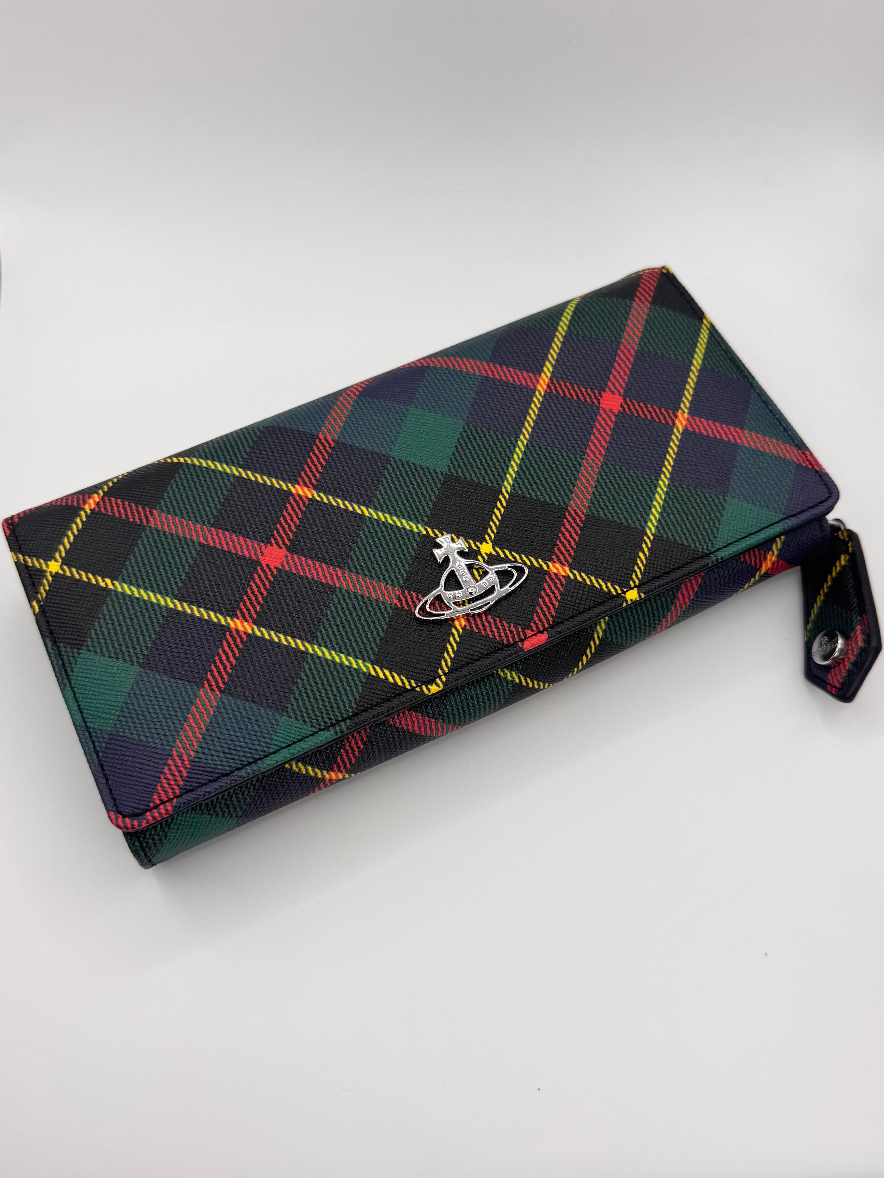 Vivienne Westwood ‘MacAndreas’ Tartan Orb Leather Wallet