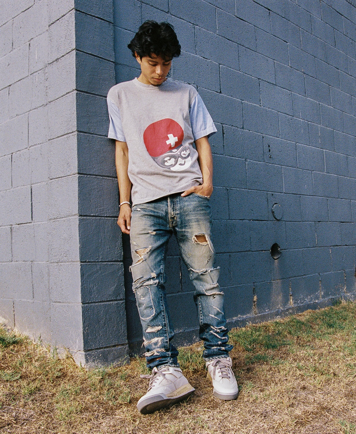 SS05 Undercover “But Beautiful” 60 Distressed Patchwork Denim