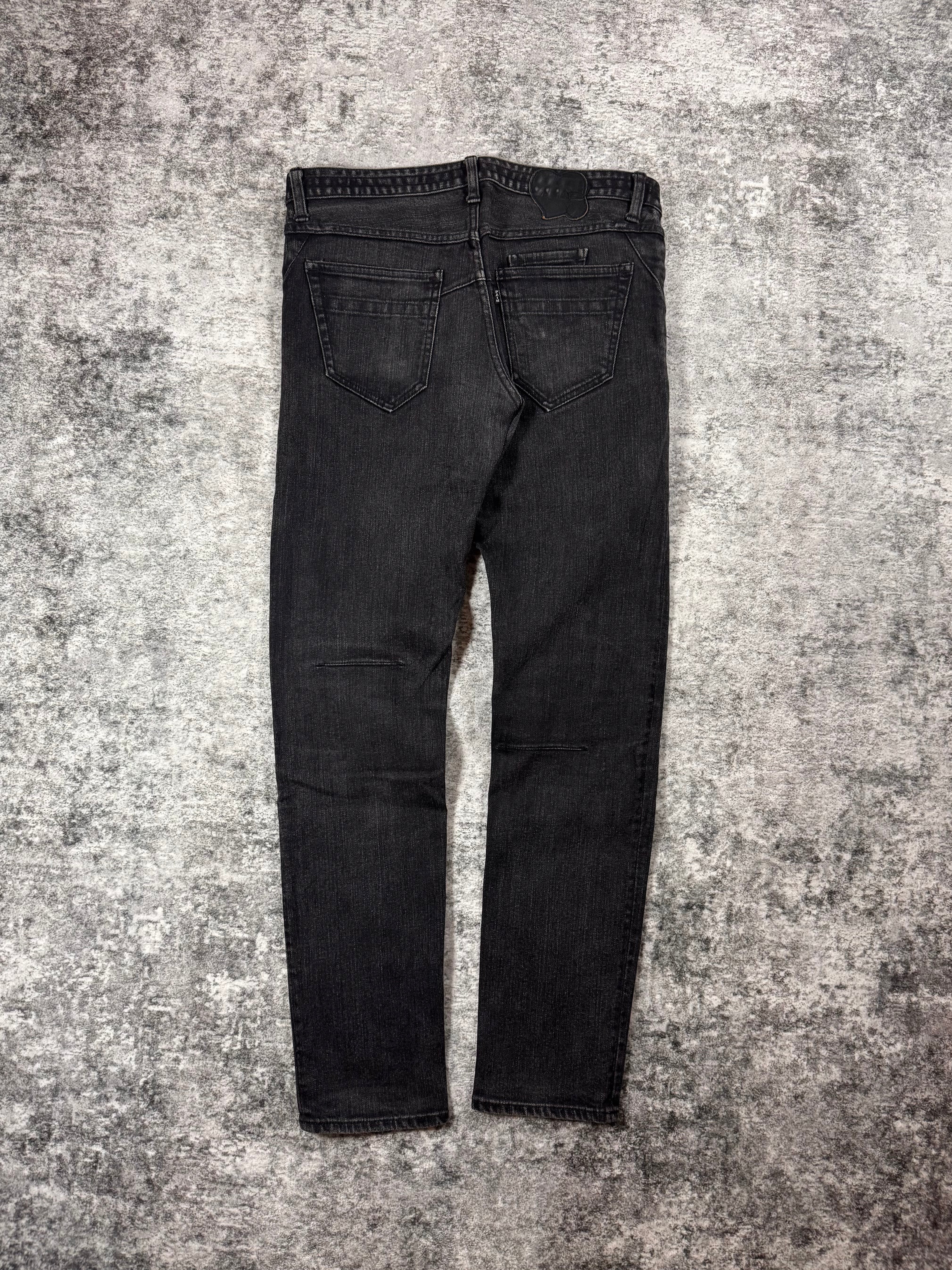 FW07 Number (N)ine “Love, God, Murder” Black Pain Denim