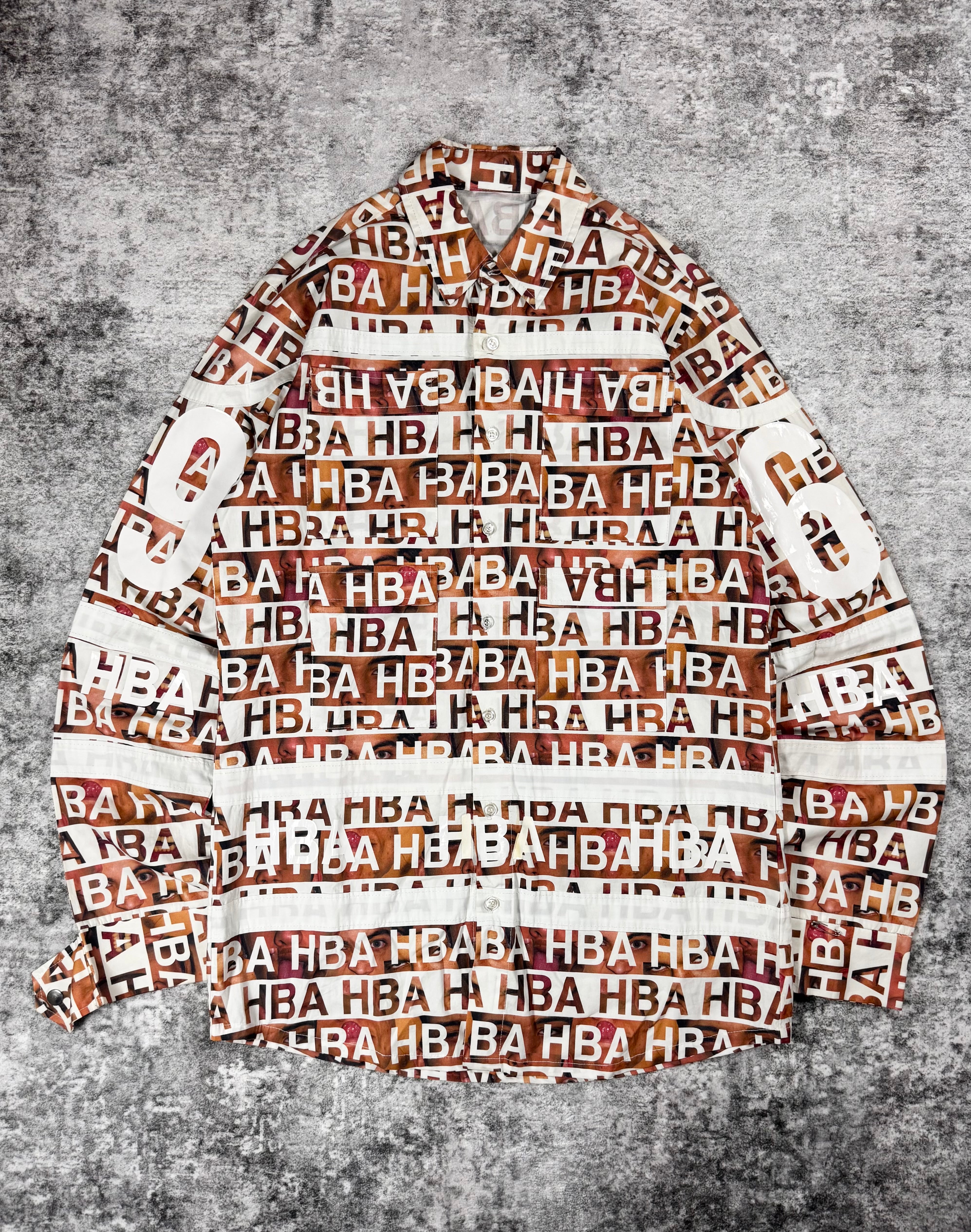 SAMPLE SS15 Hood By Air ‘Faces’ 69 Button-Up Shirt