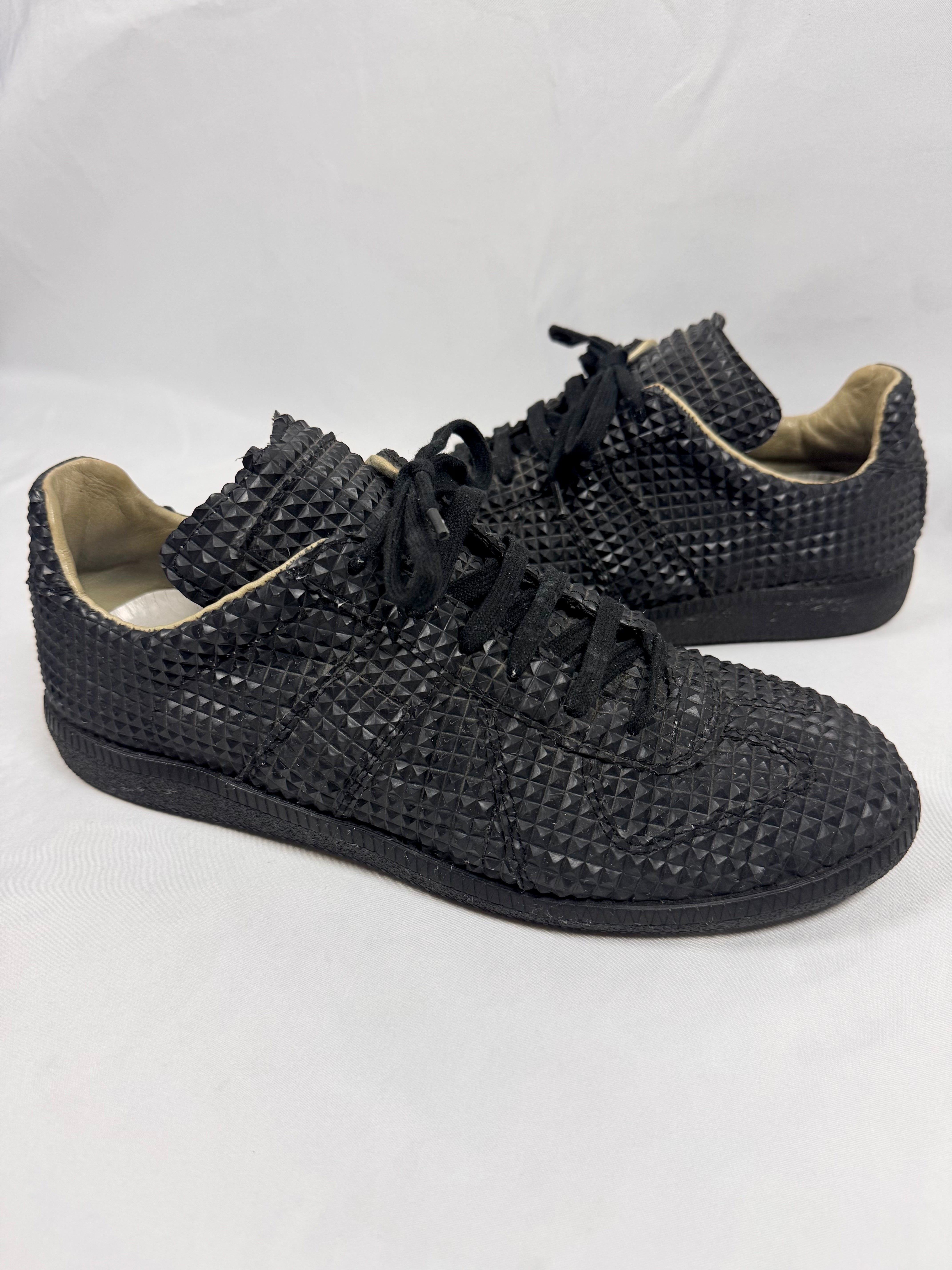 Maison Margiela Black ‘Studded’ GAT Replica Low