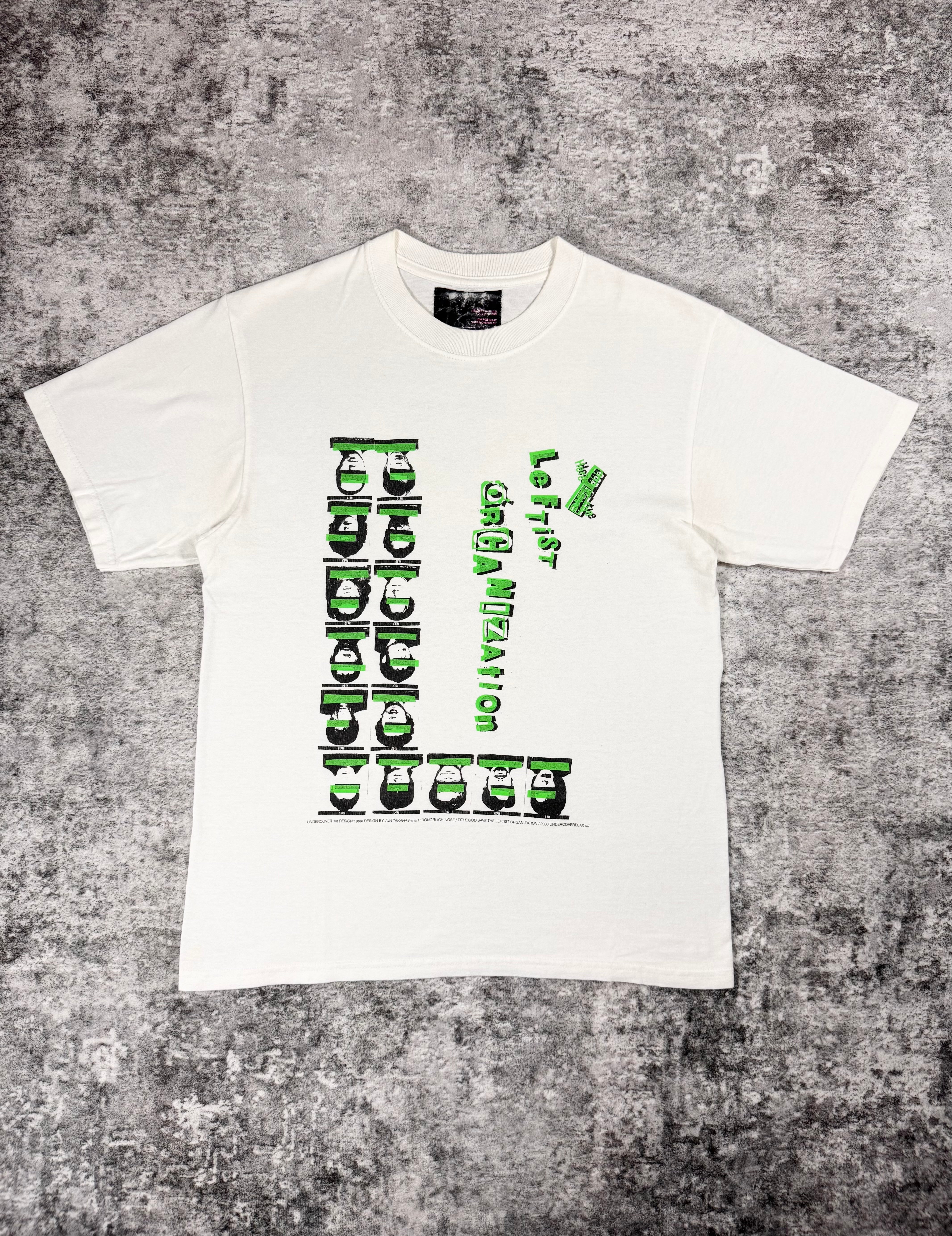 SS00 Undercover 'Relax' Leftist Organization T shirt