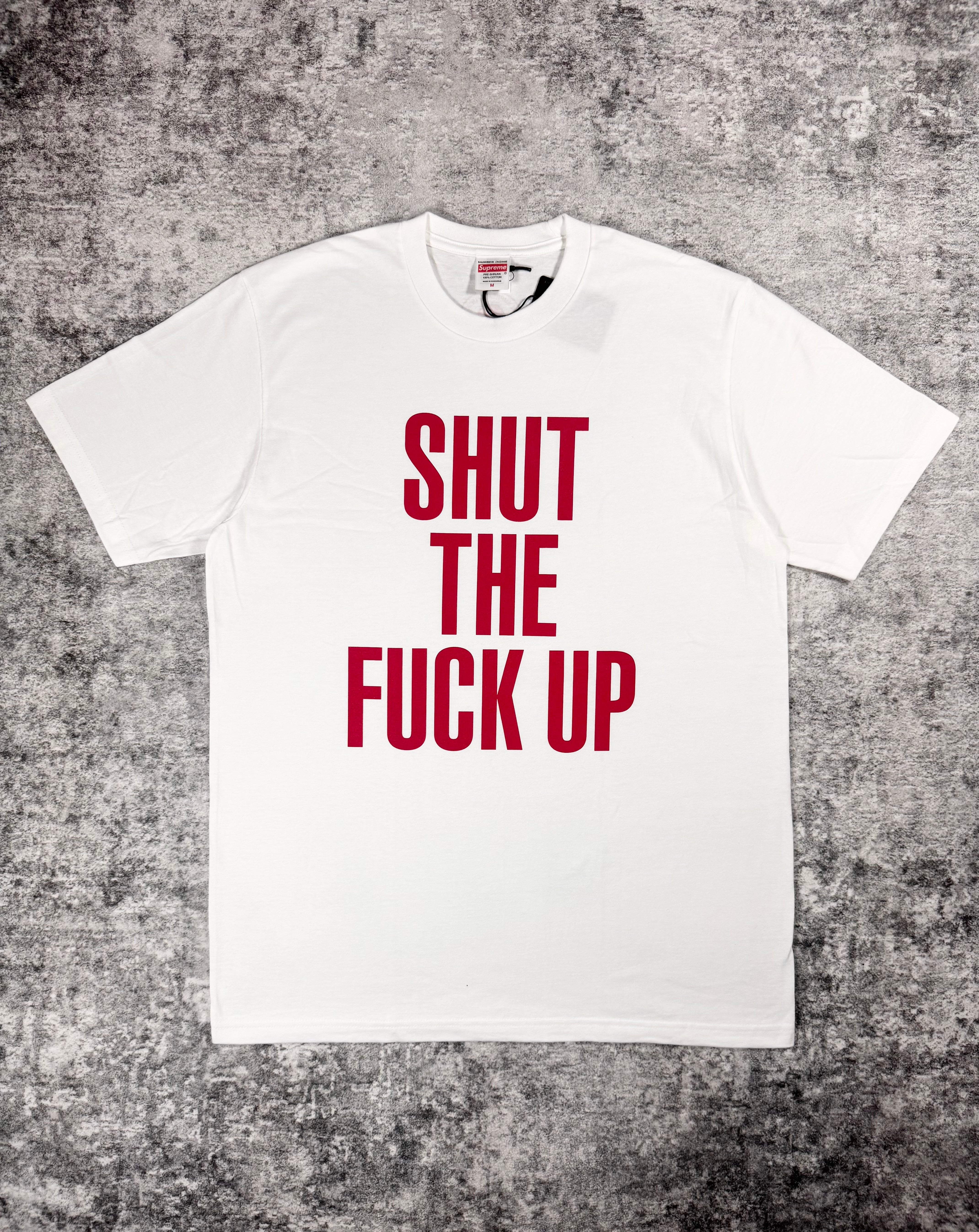 FW25 Number (N)ine x Supreme ‘Shut The Fuck Up’ T shirt