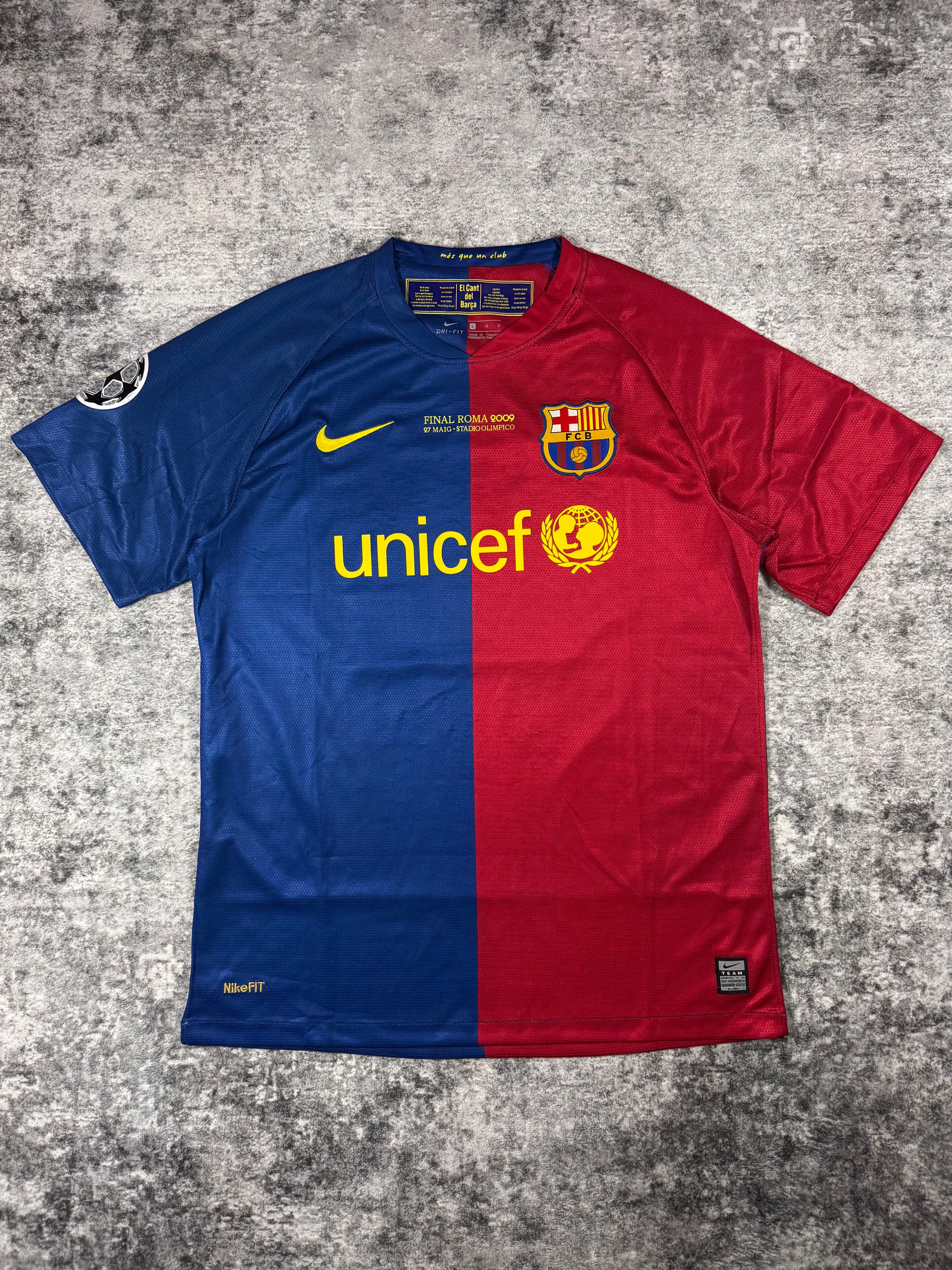 2009 Nike Barcelona UCL Roma Final ‘Messi’ Home Jersey