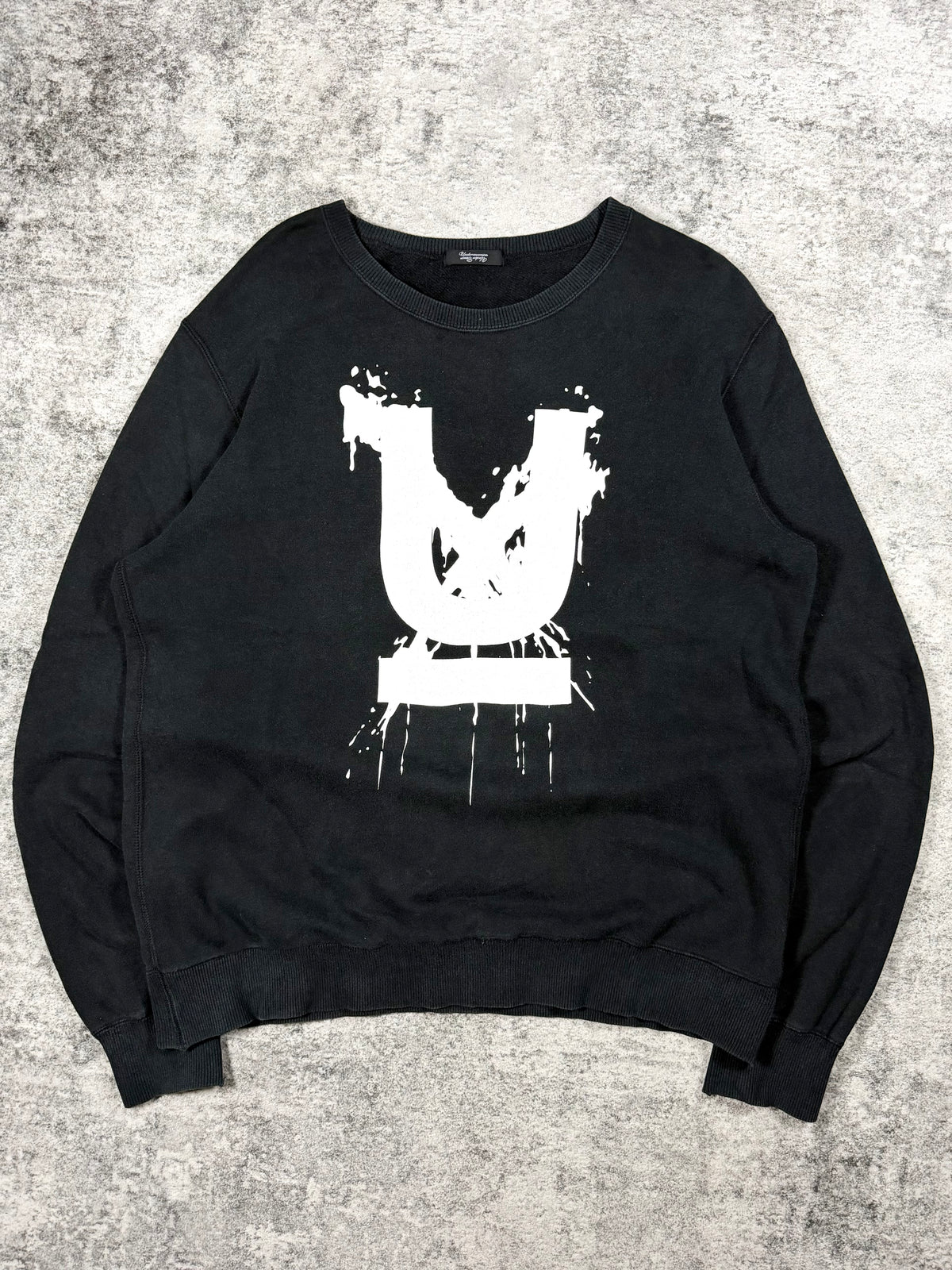 AW14 Undercover “Cold Blood” U Logo Paint Splatter Crewneck