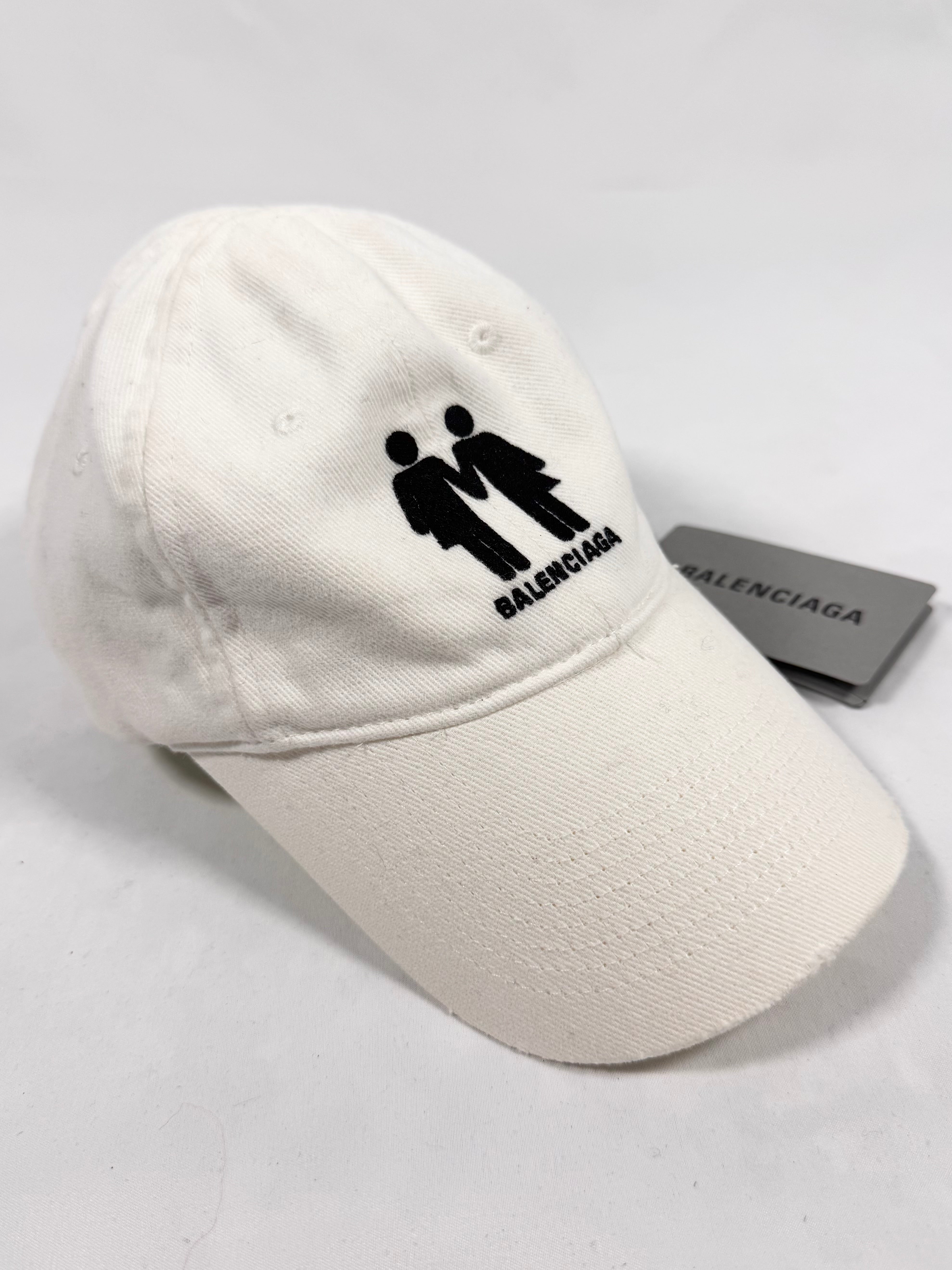 SS22 Balenciaga ‘Pride 22’ White Cap