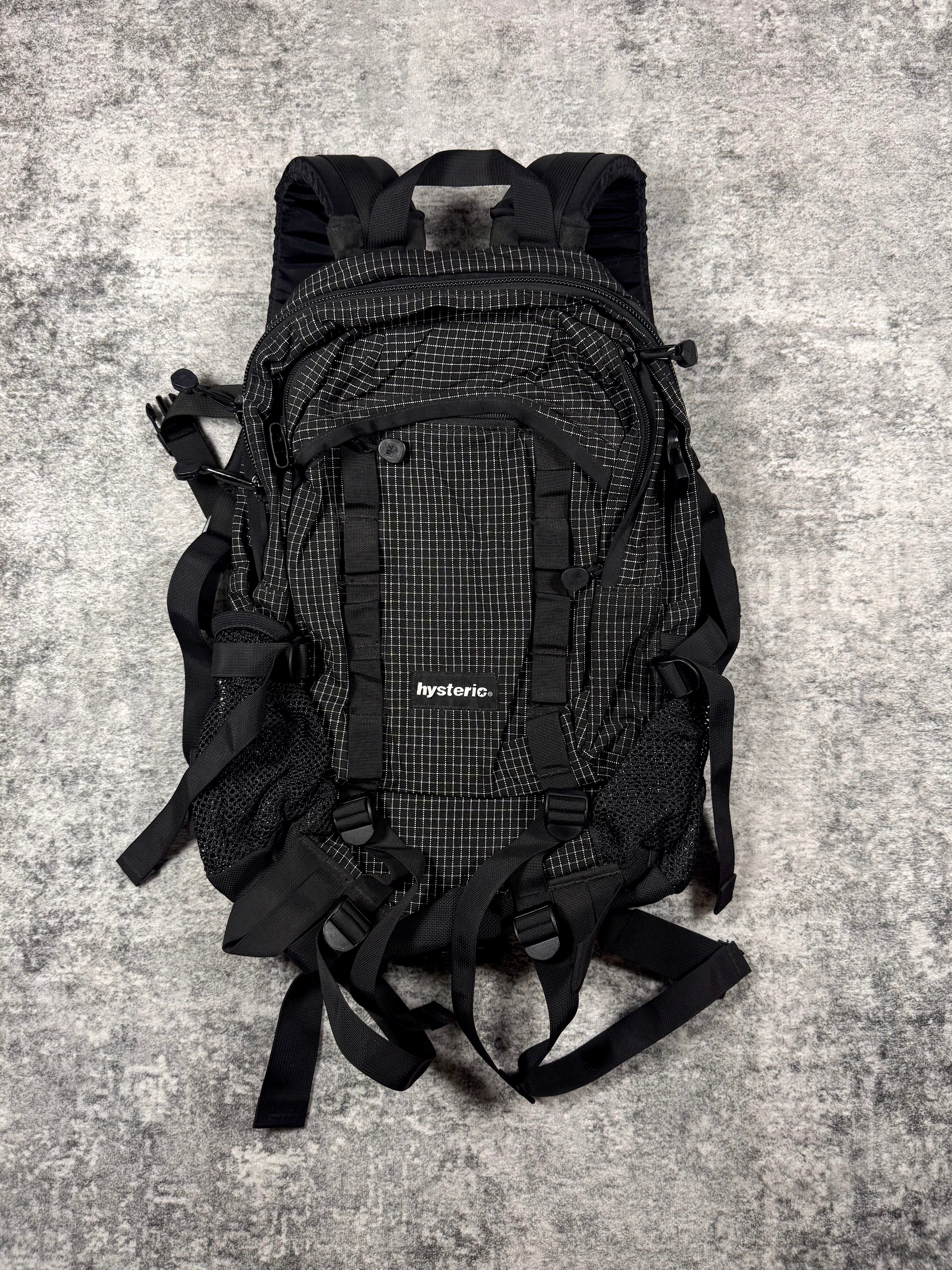 2000s Hysteric Glamour Grid Ripstop Technical Parachute Backpack