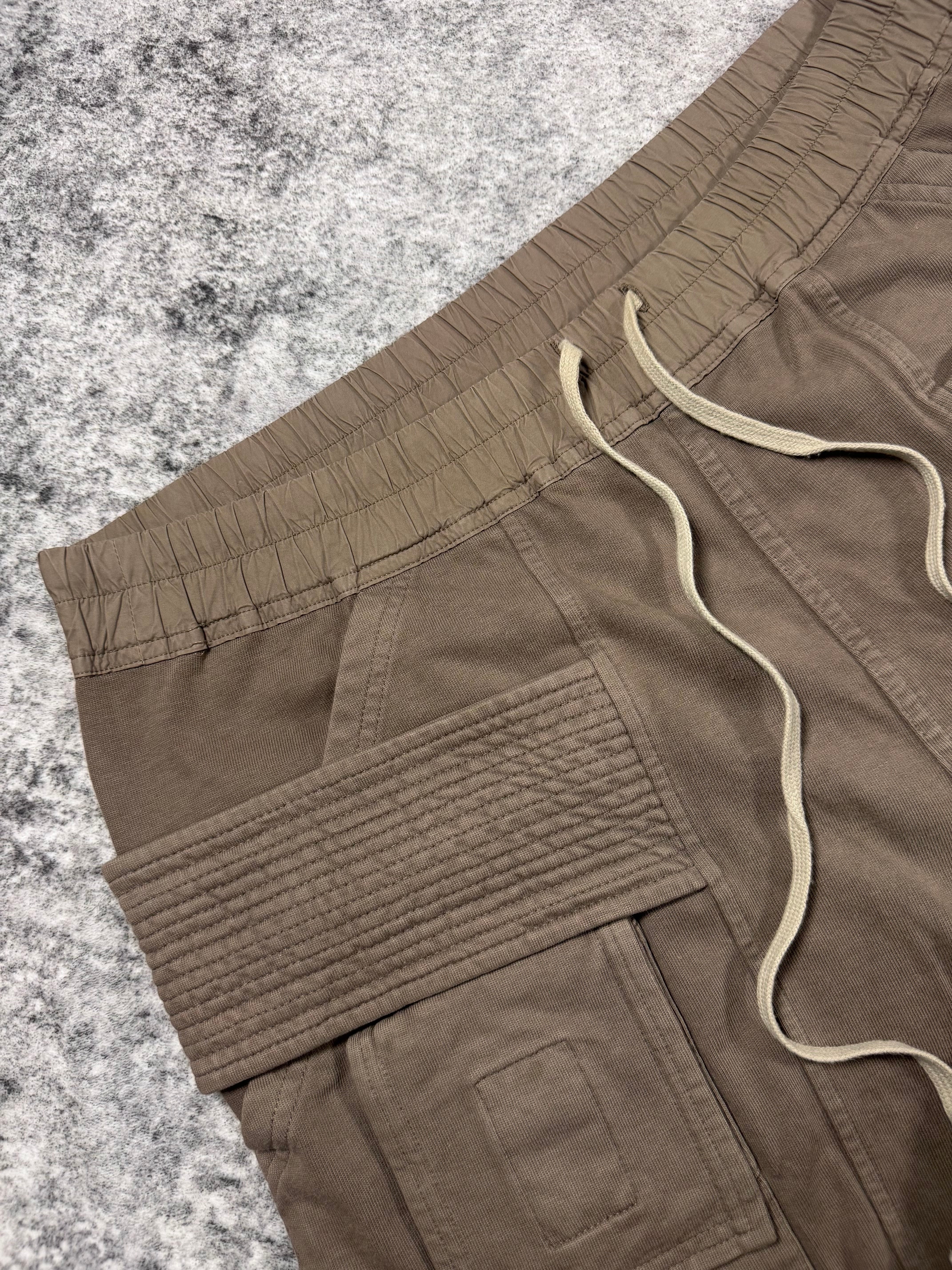 SS22 Rick Owens “Fogachine” Dust Creatch Cargo Sweatpants