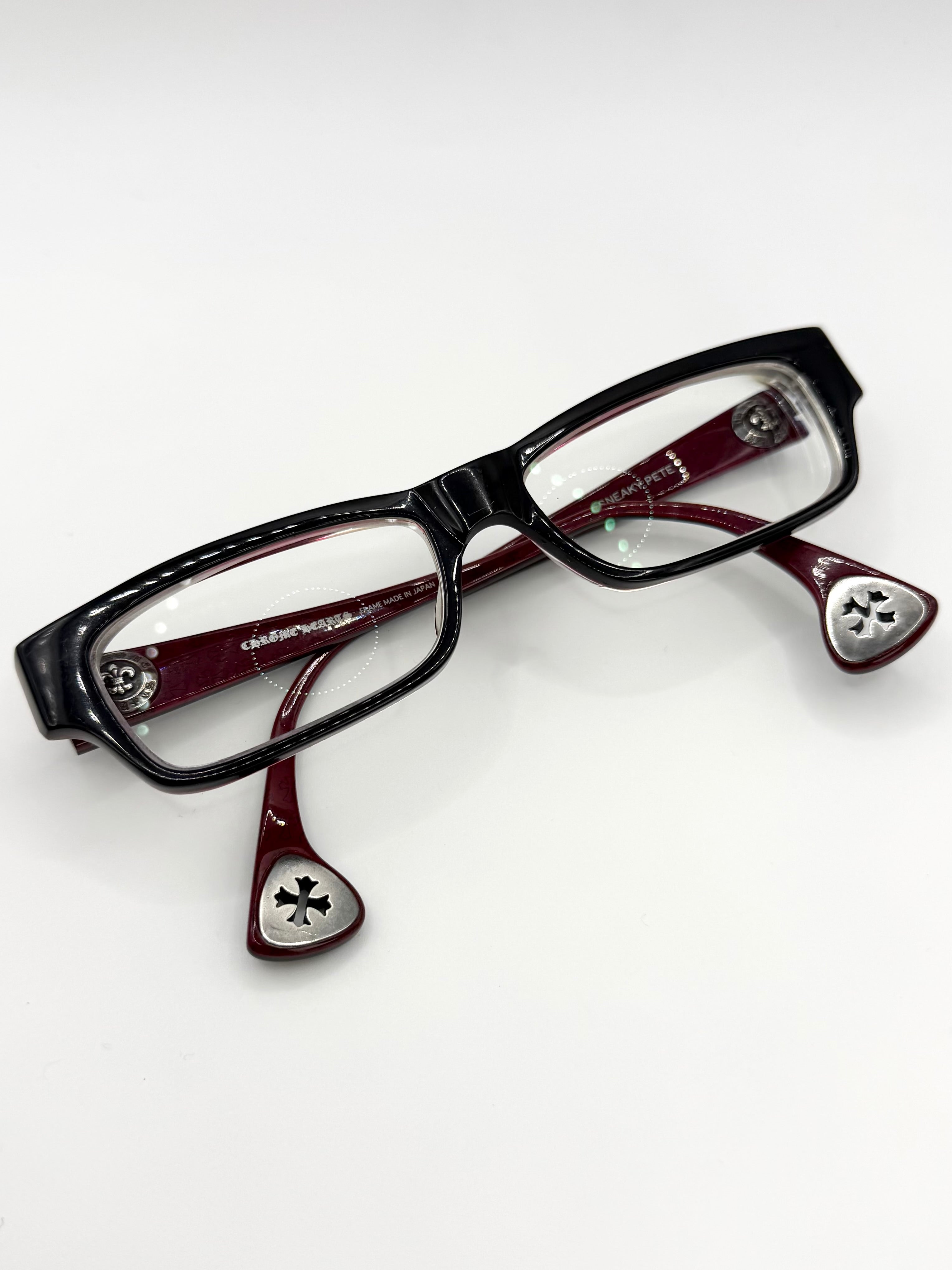 2008 Chrome Hearts ‘Sneaky Pete’  Cut-Out Cross Glass Frames
