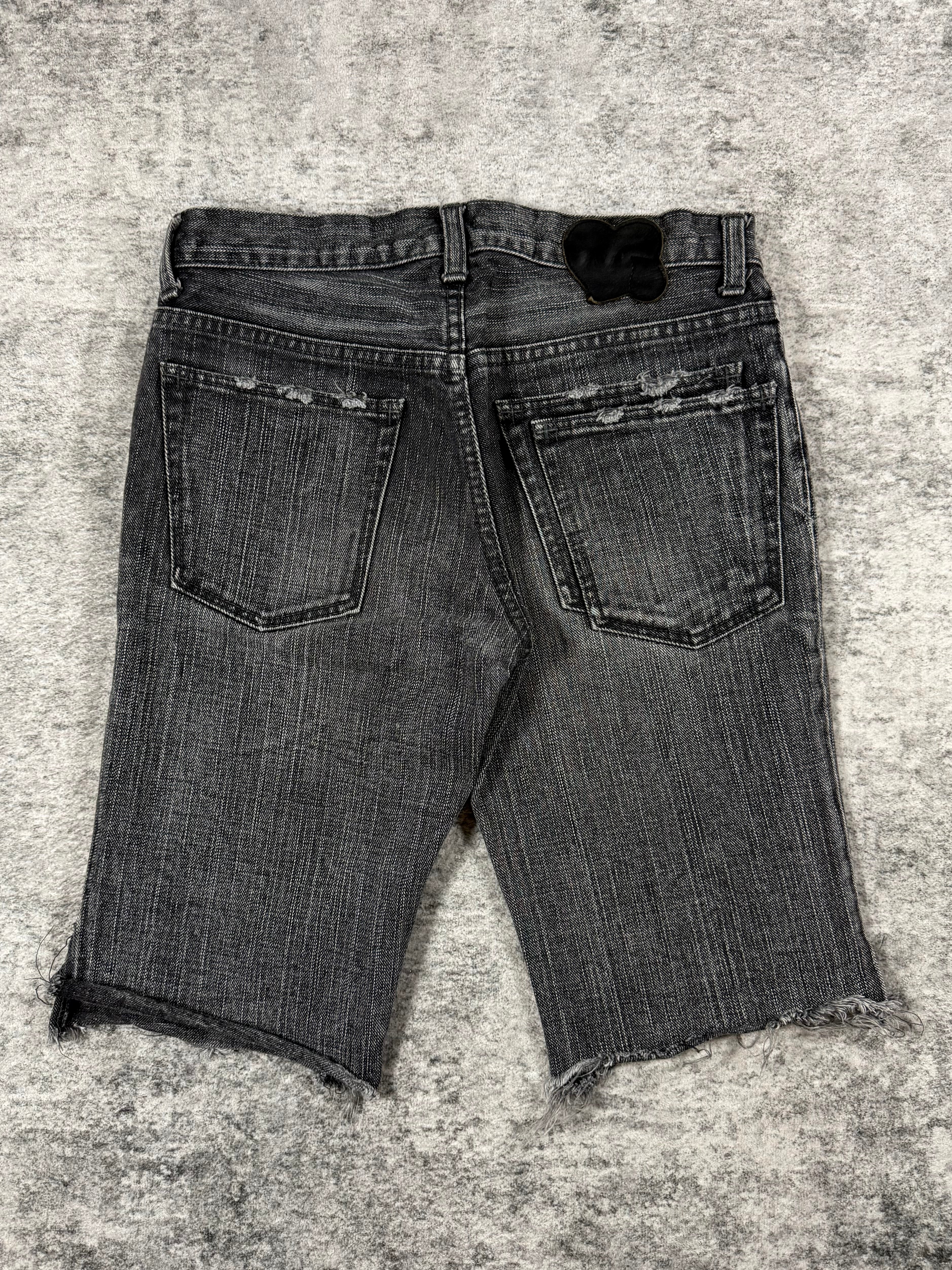 SS04 Number (N)ine “Dream Baby Dream” Double Pocket Cut-Off Denim Shorts