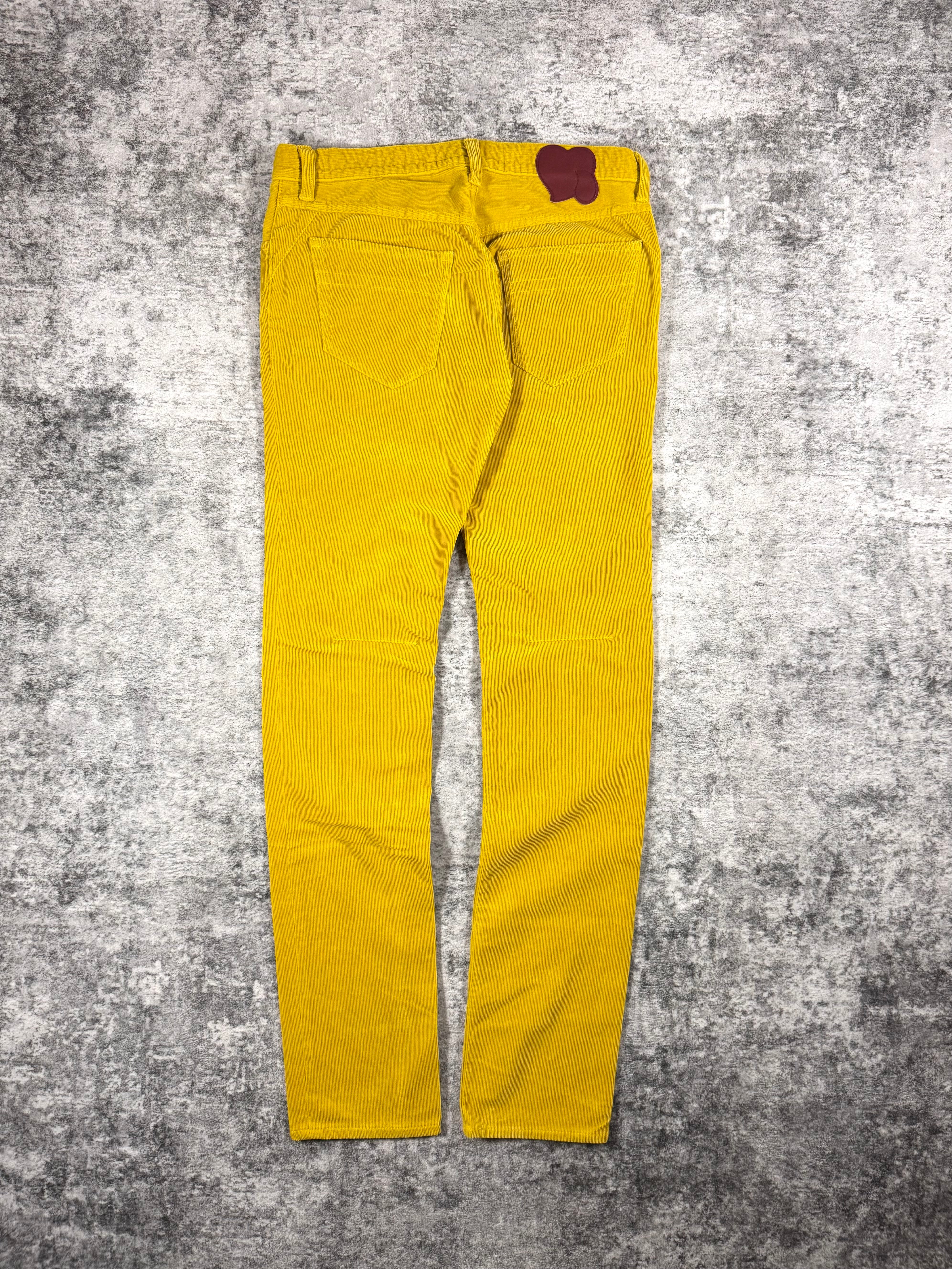 FW09 Number (N)ine “A Closed Feeling” Yellow Corduroy Pain Pants