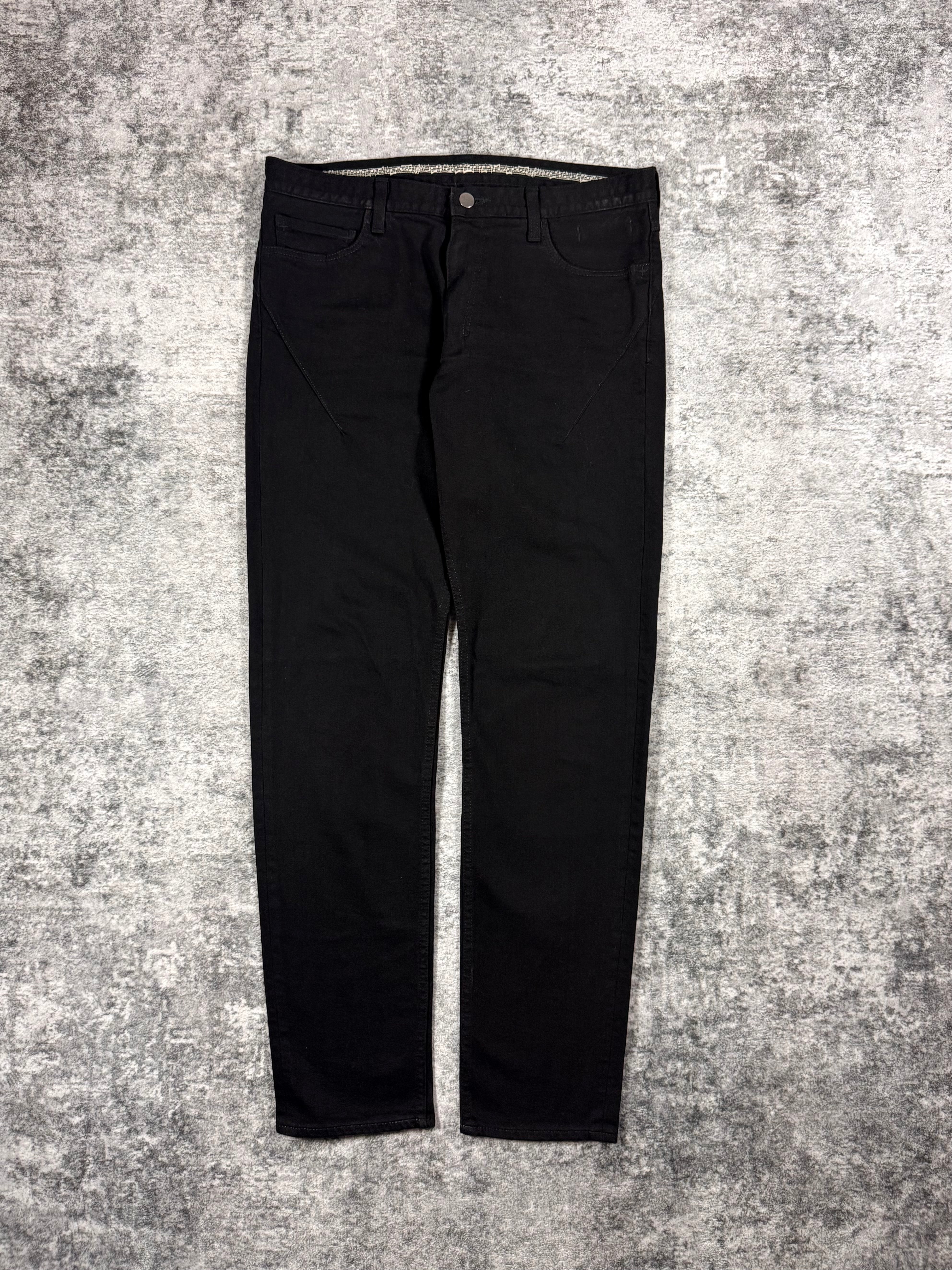 SS08 Number (N)ine “Birds” Black Pain Denim