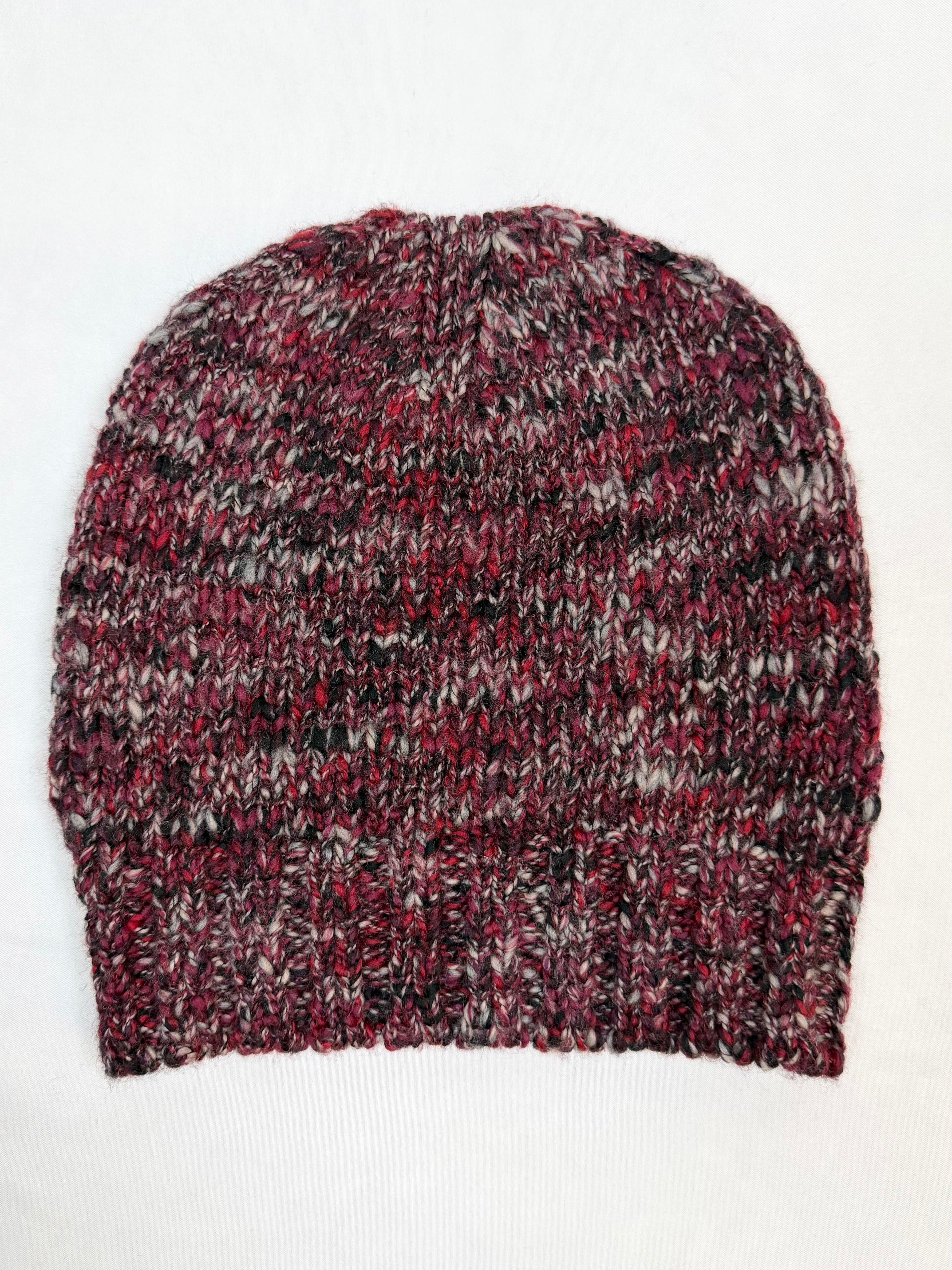 2000s Dolce & Gabbana Speckled Mélange Virgin Wool Beanie