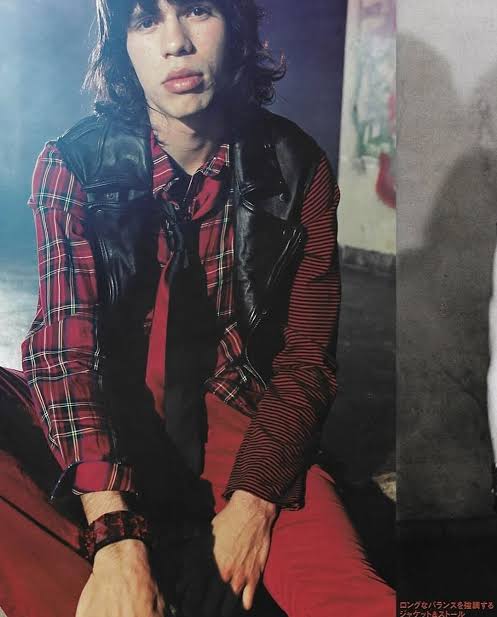 SS05 Number (N)ine “Nightcrawler” Runway Red Pain Denim