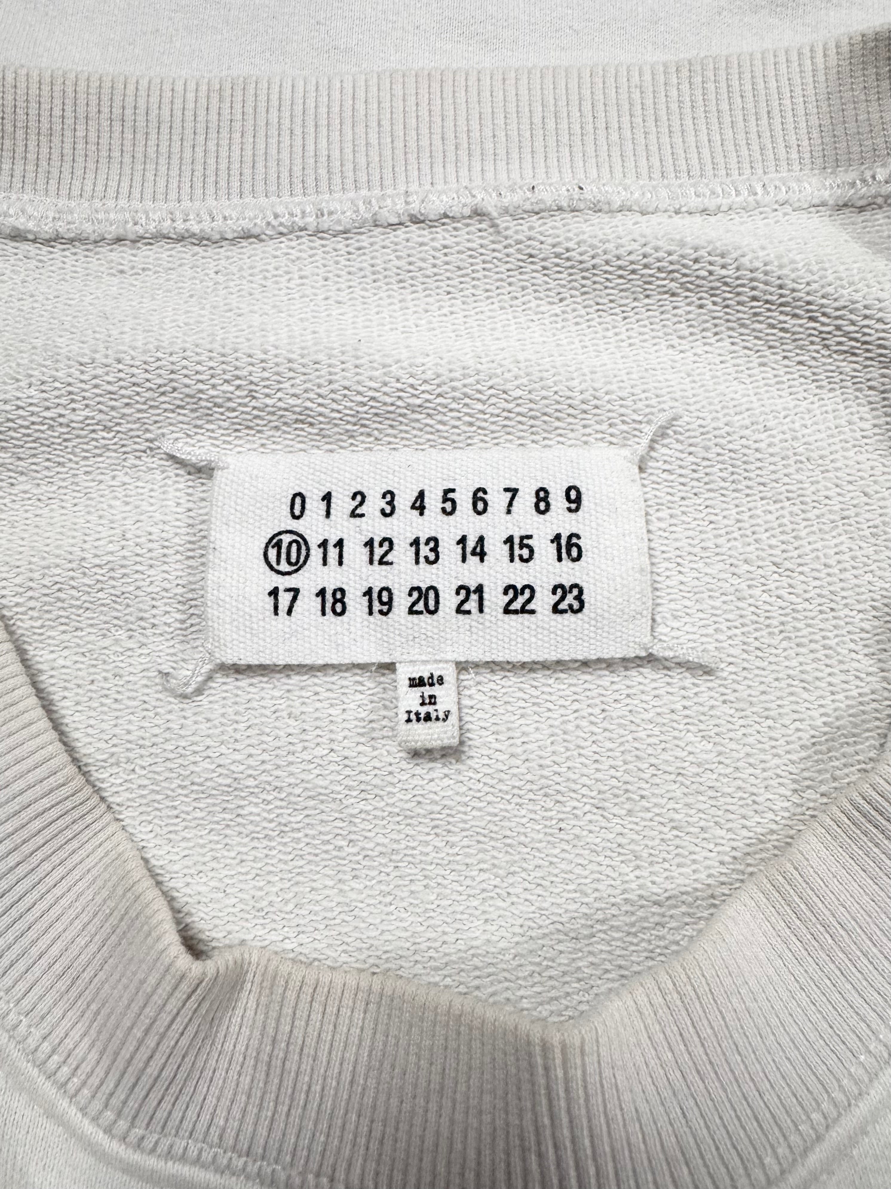 Maison Margiela Distorted Owl-Head Portrait Graphic Sweatshirt