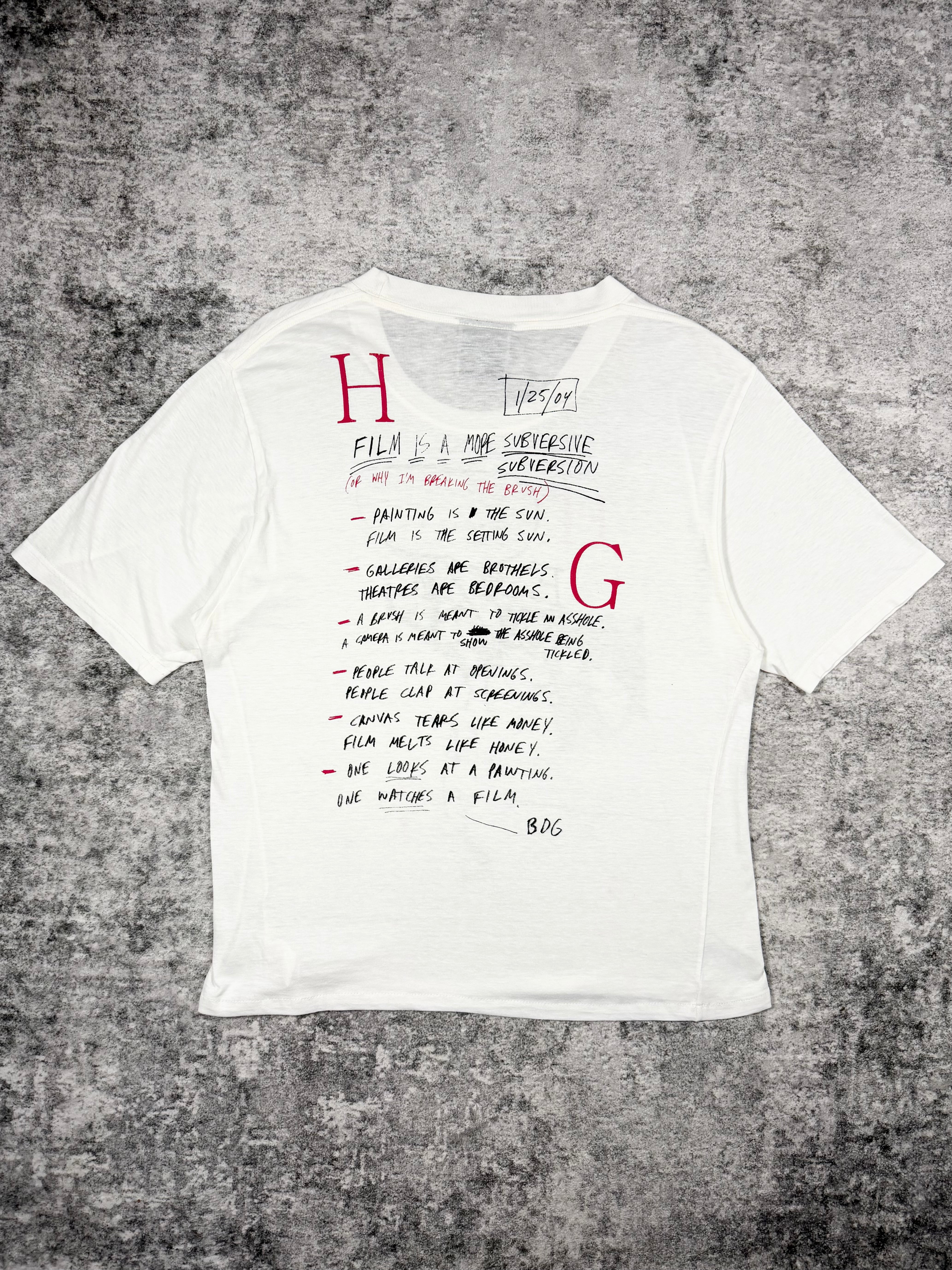 2004 Hysteric Glamour Vintage ‘Film Study’ Graffiti T shirt