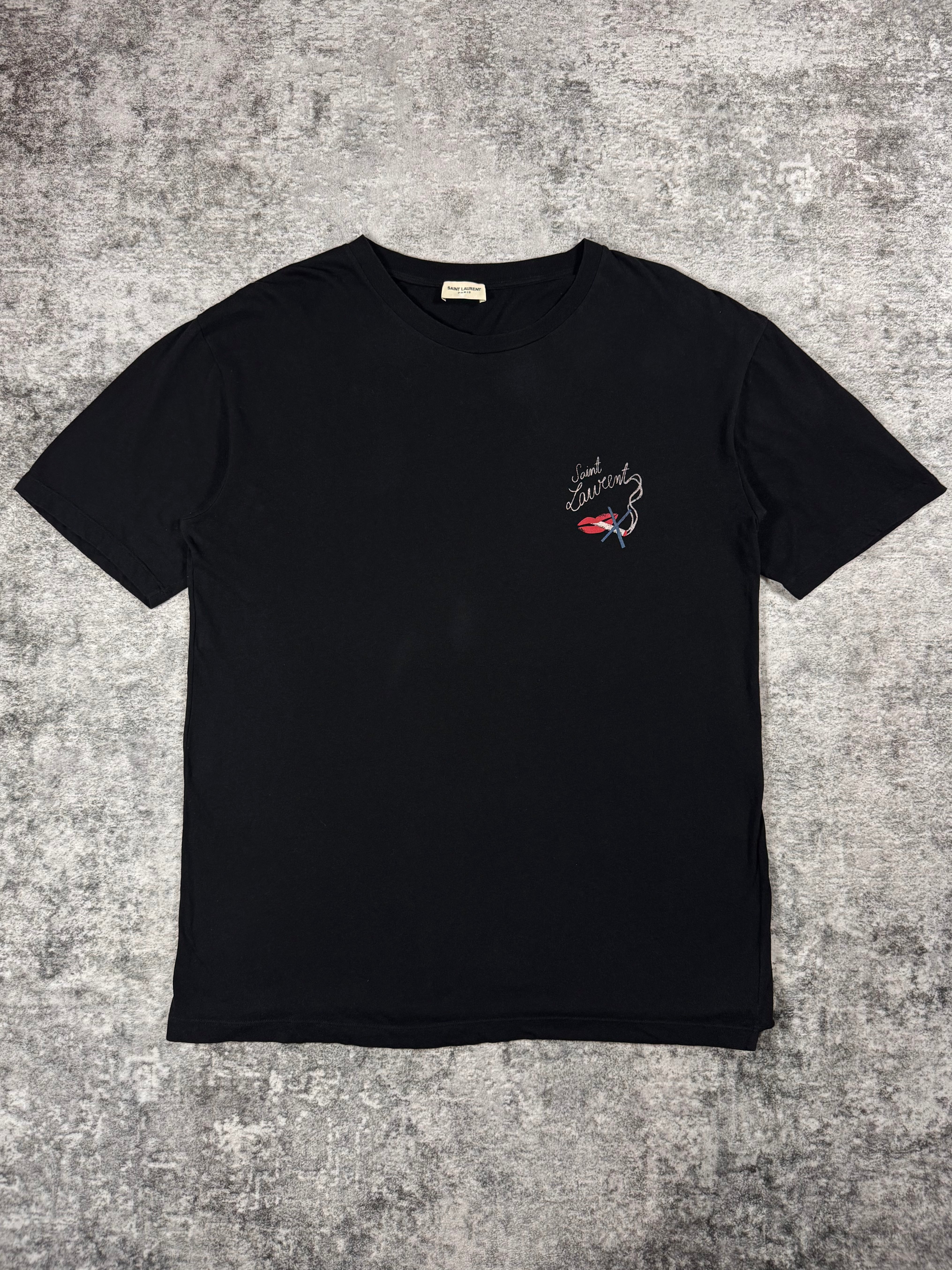 FW17 Saint Laurent ‘No Smoking’ Cigarette T shirt