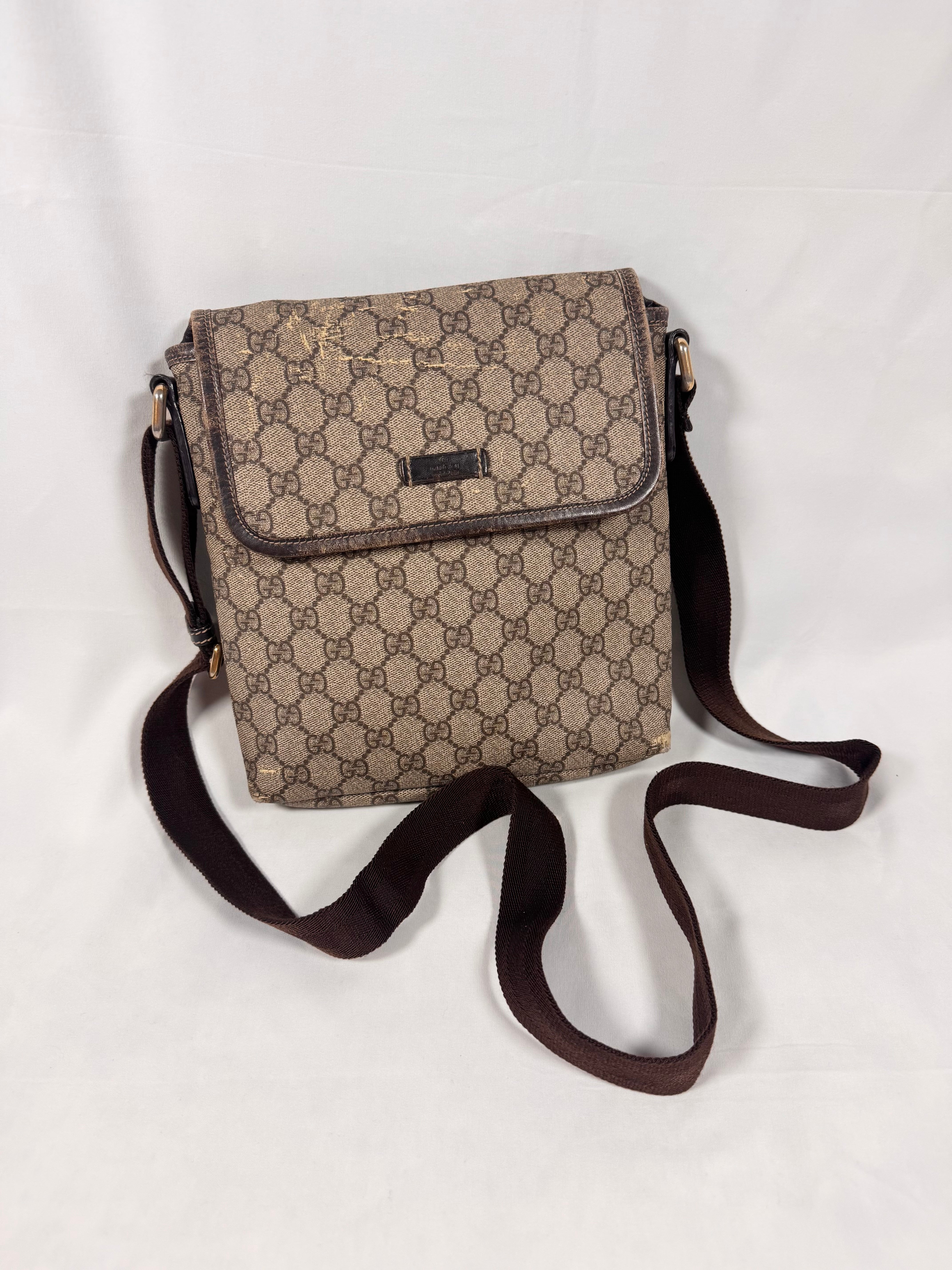 Gucci 00s ‘Guccisima’ Coated Leather Crossbody Bag