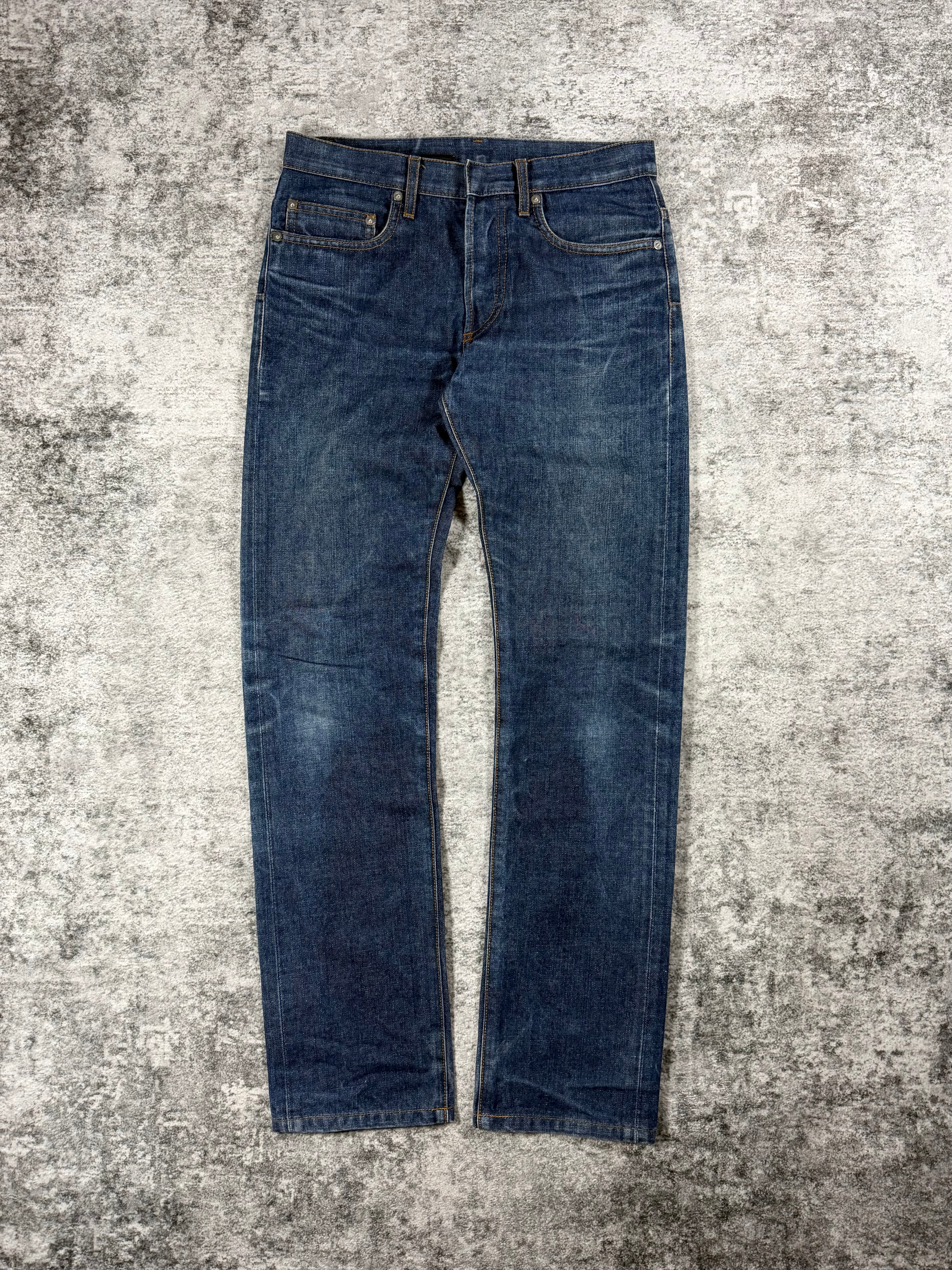FW07 Dior Homme “Navigate” Hedi Slimane Indigo Wash Denim