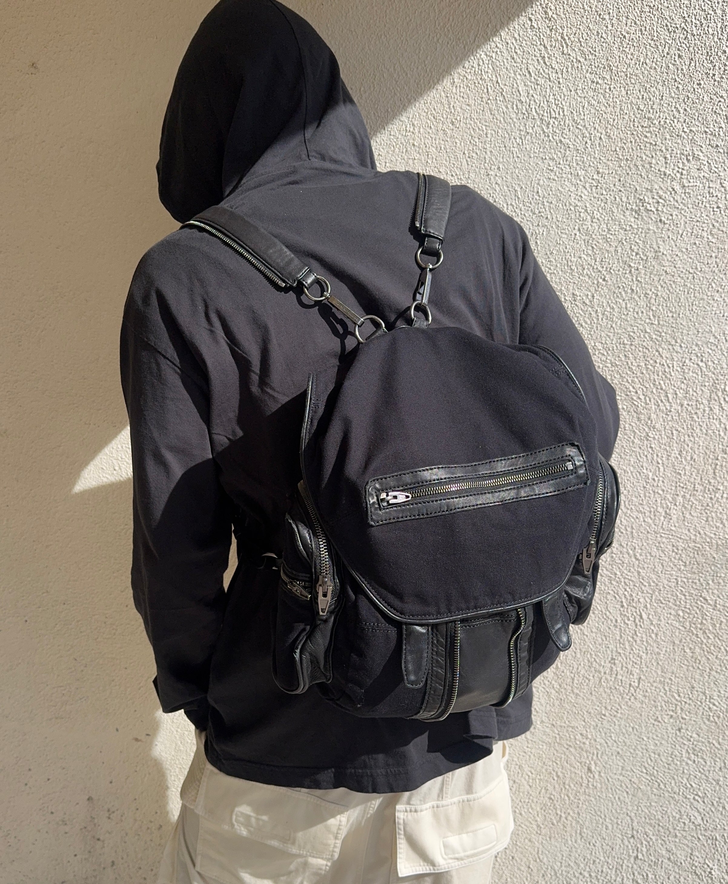 2000s Alexander Wang ‘Marti’ Convertible Lambskin Backpack