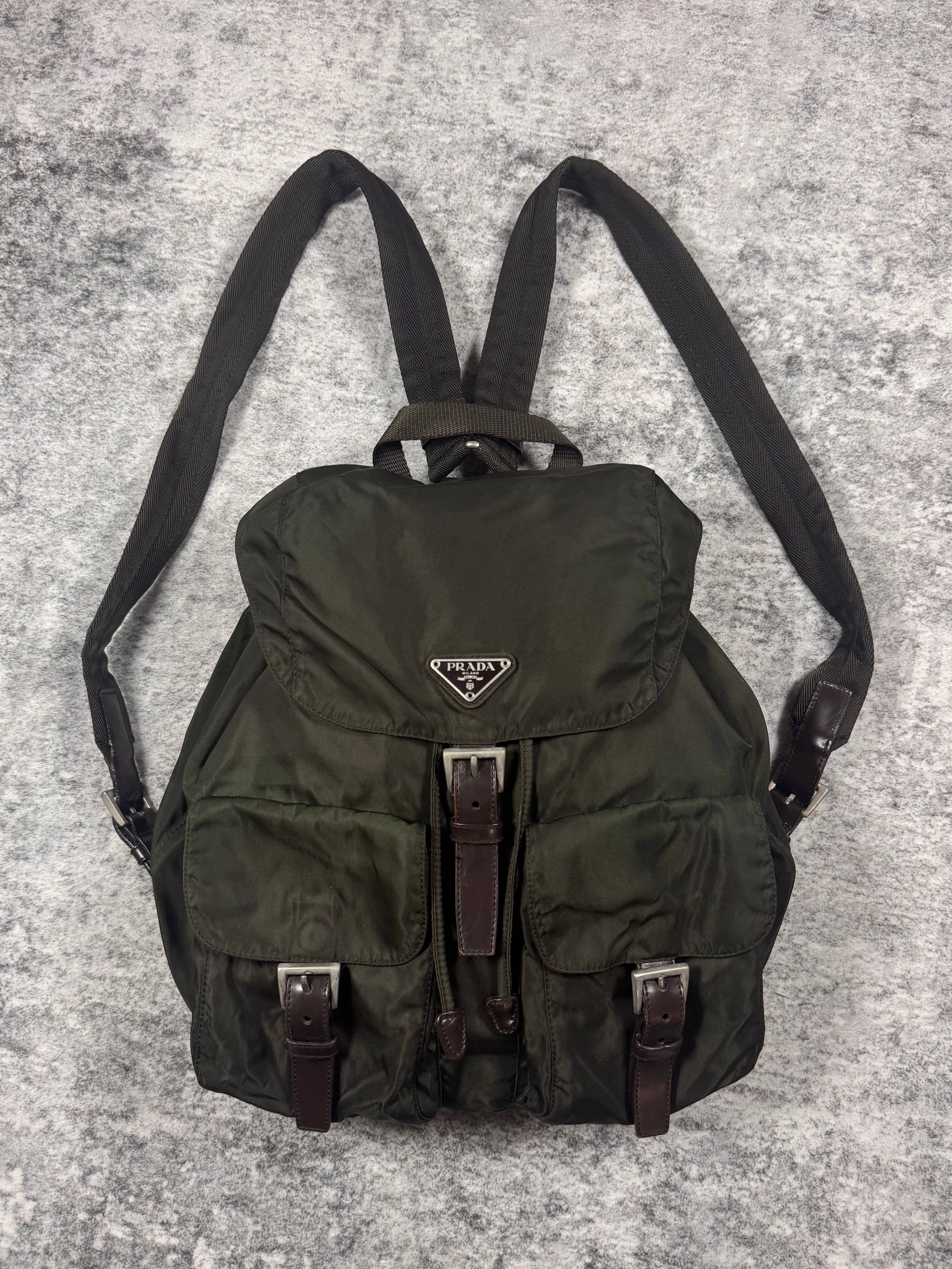 Prada Milano ‘Ebano’ Vela Nylon Backpack