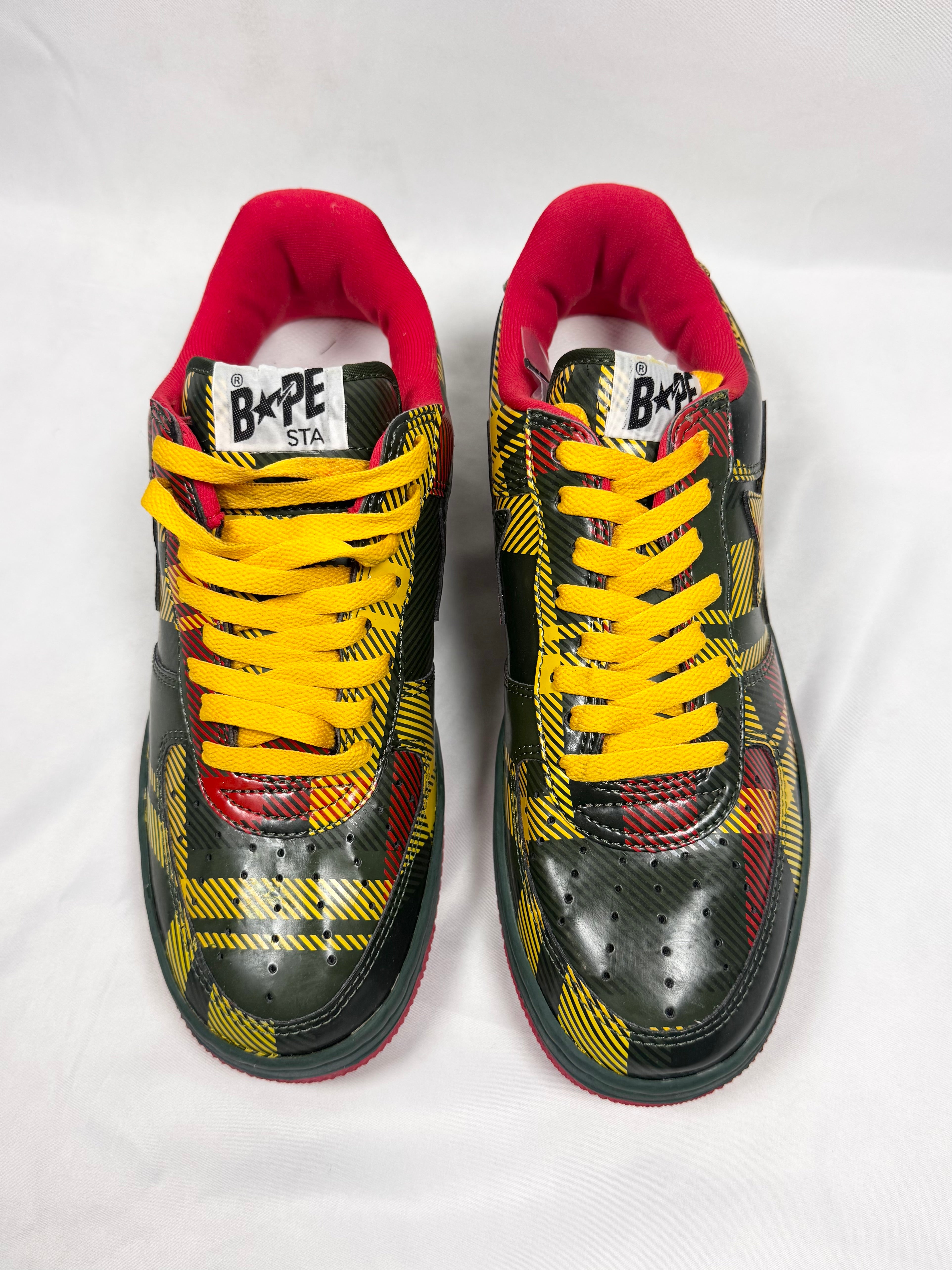 2008 A Bathing Ape ‘Isetan’ Plaid Bapesta Low