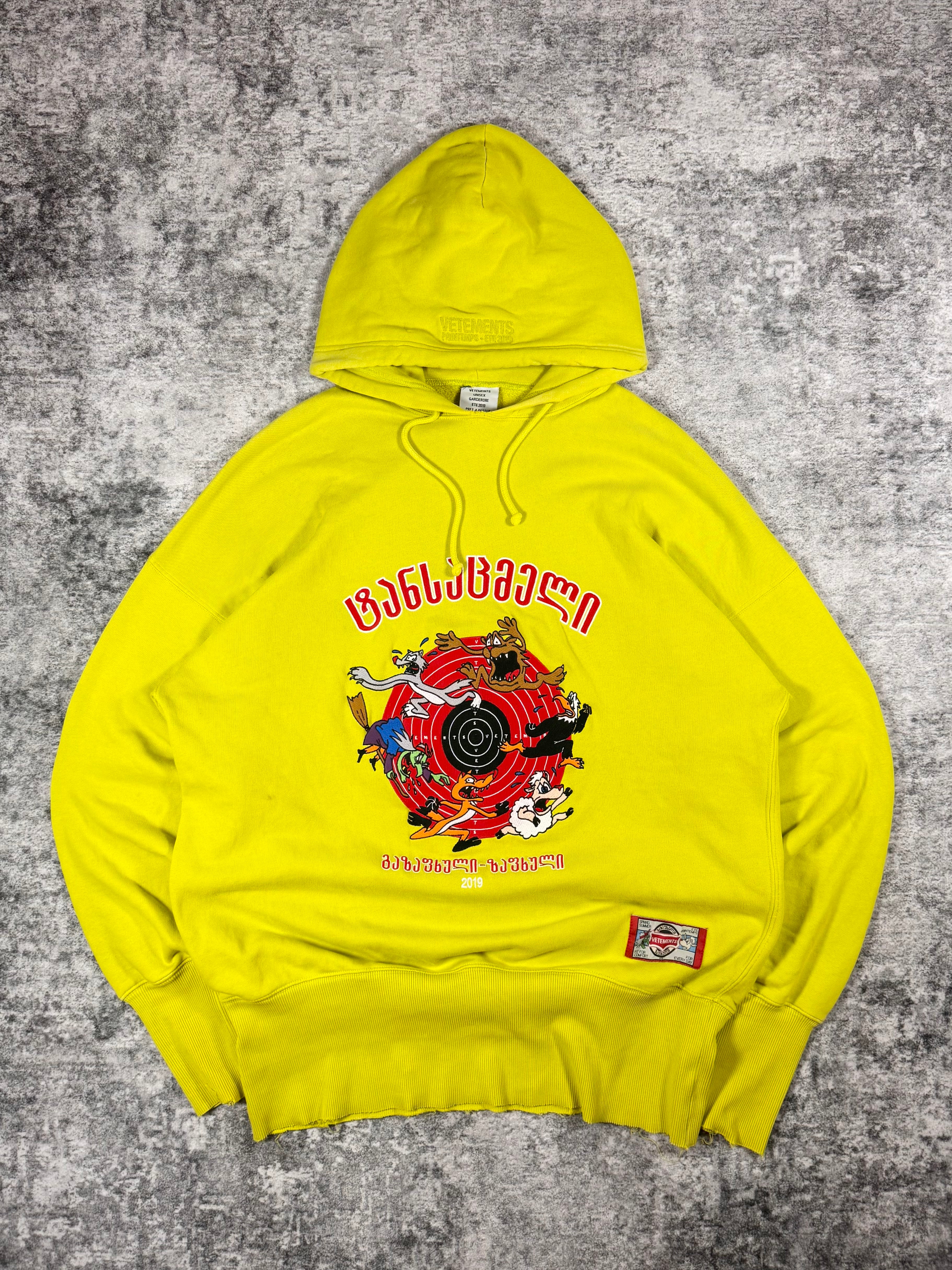 SS19 Vetements ‘Augmented Reality’ Oversized Hoodie