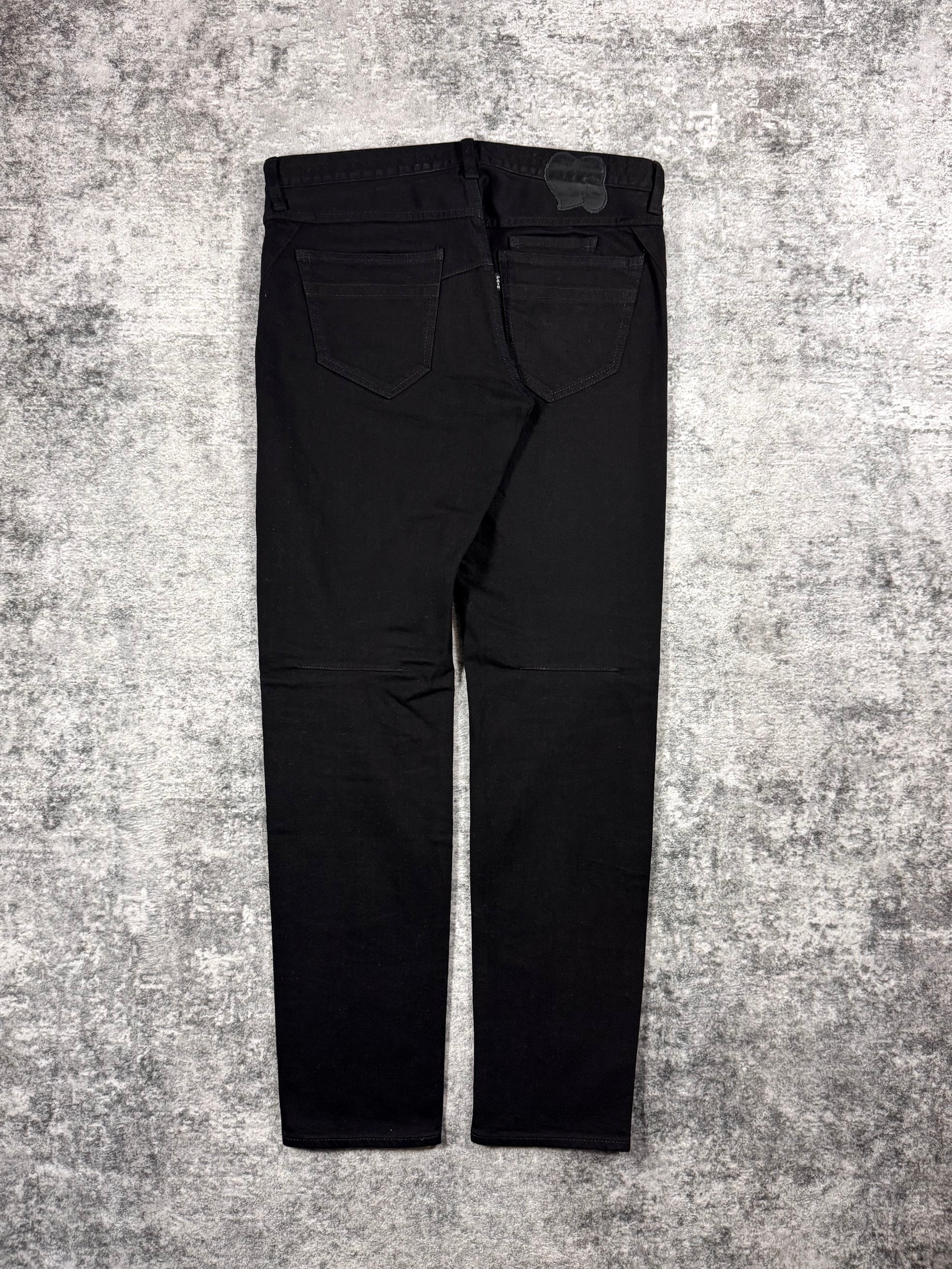 SS08 Number (N)ine “Birds” Black Pain Denim