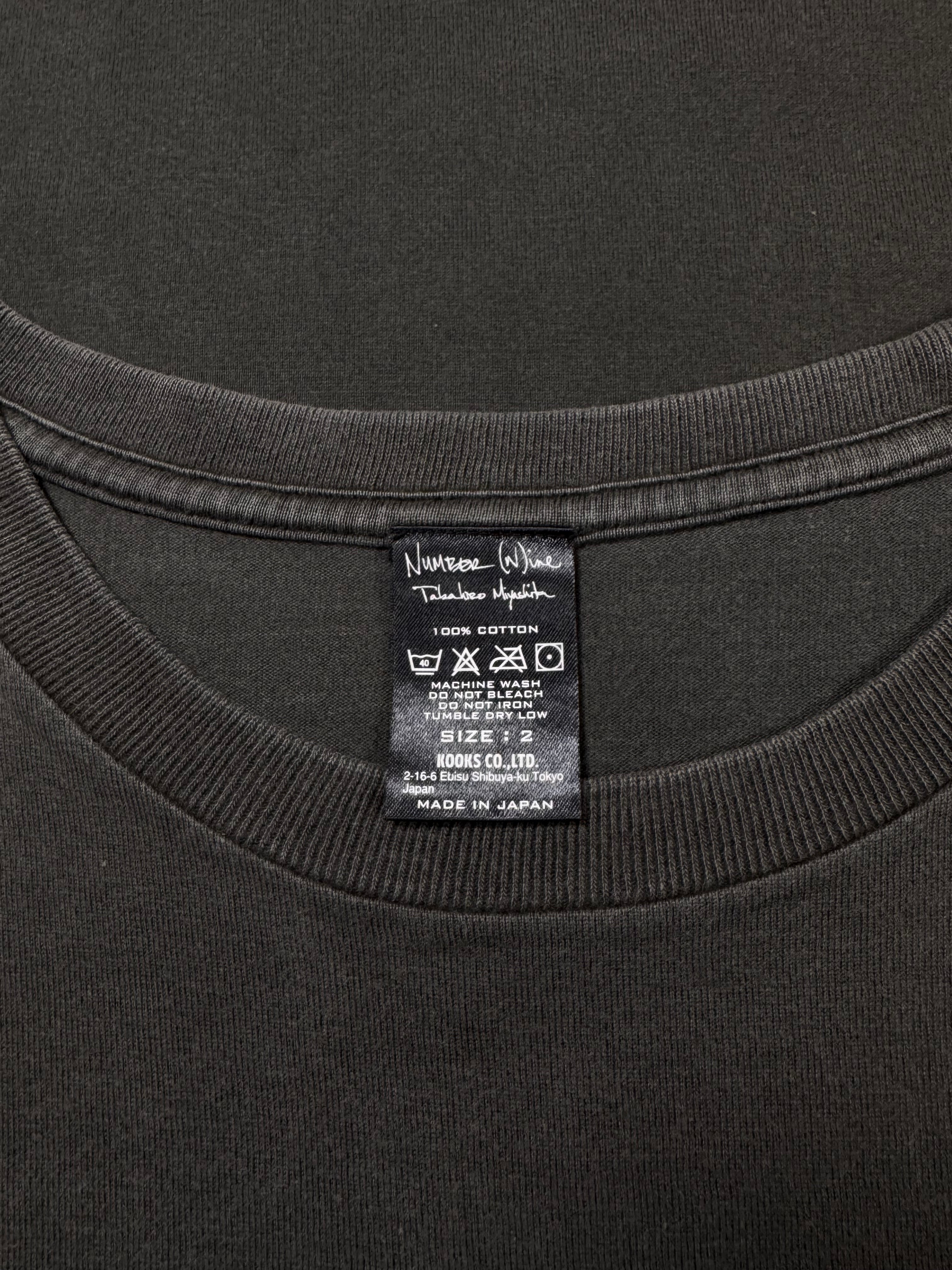 FW07 Number (N)ine “Noir” Clover  Pistol T shirt