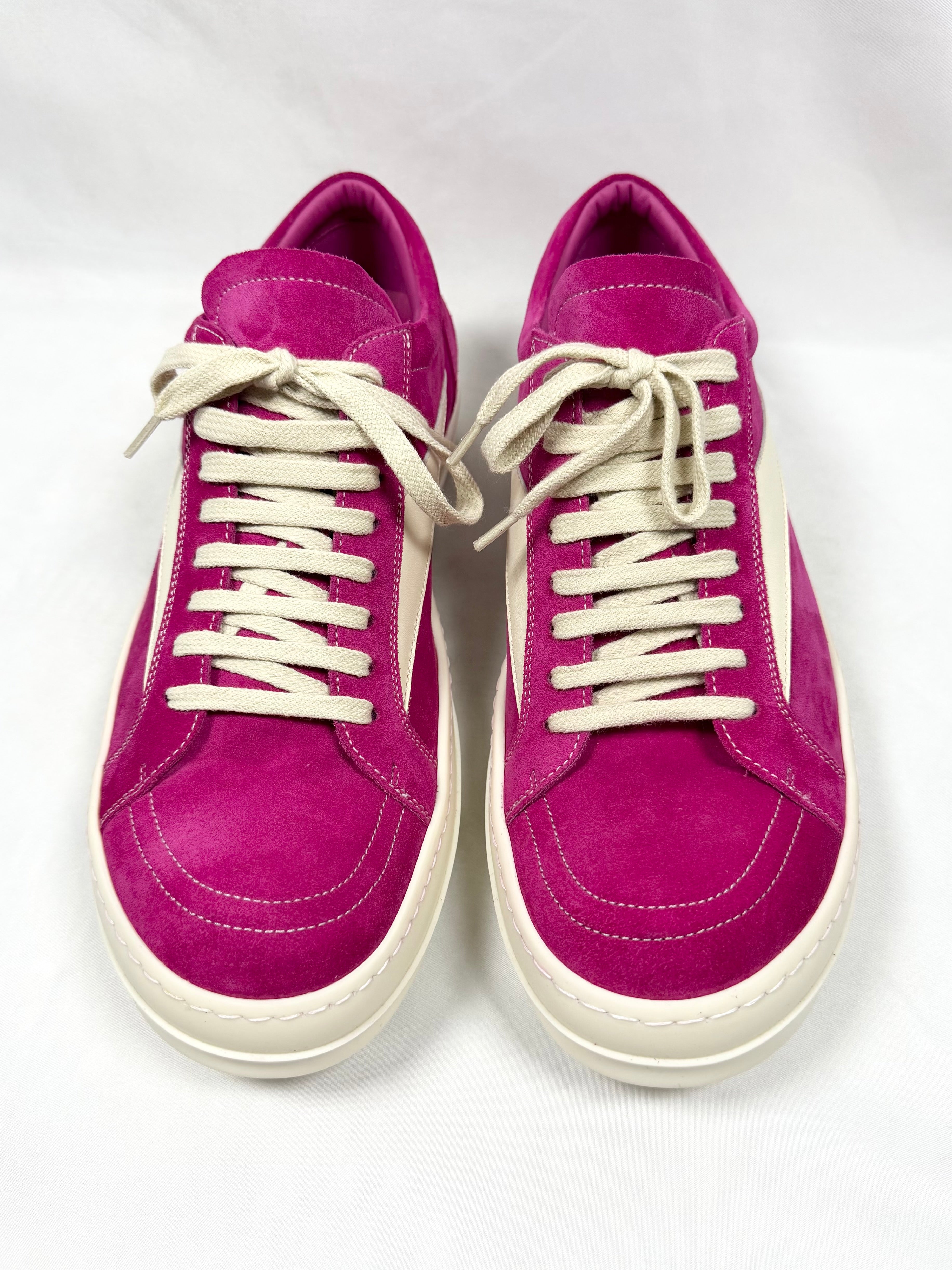 SS23 Rick Owens “EDFU” Pink Suede Vintage ‘Vans’ Sneakers