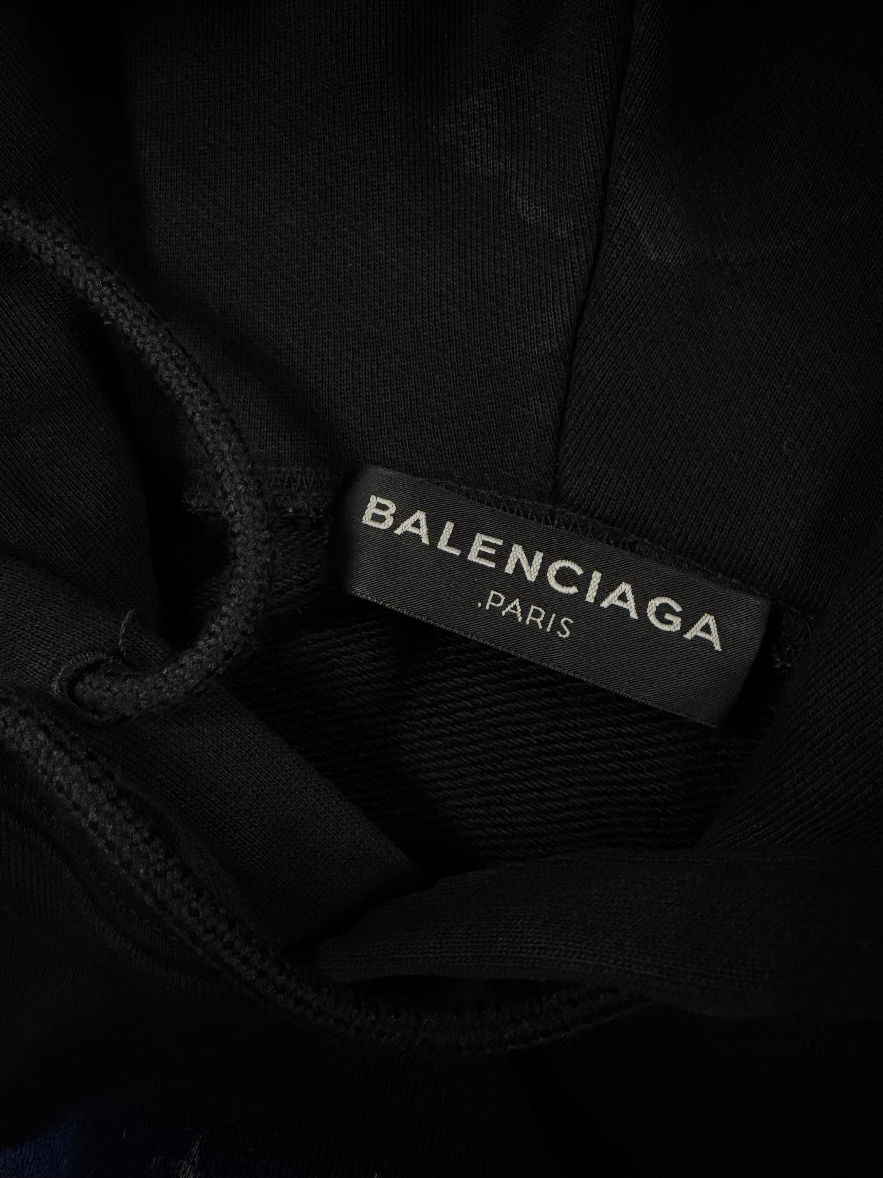 FW17 Balenciaga ‘Paris Skyline’ Souvenir Hoodie
