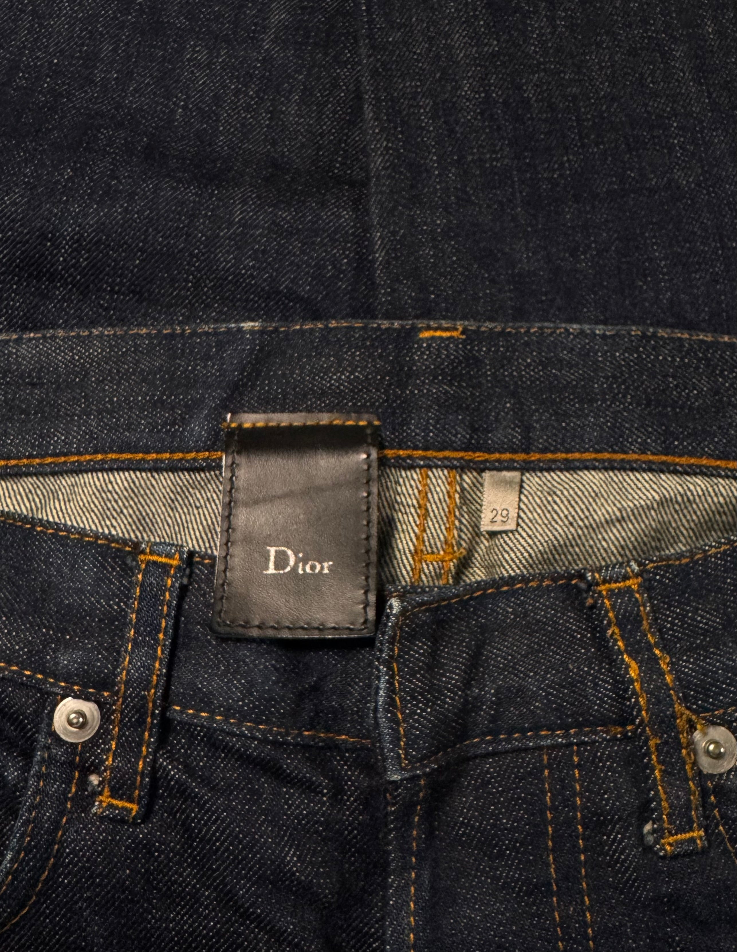SS07 Dior Homme “We Look Good Together” Indigo Wash Denim