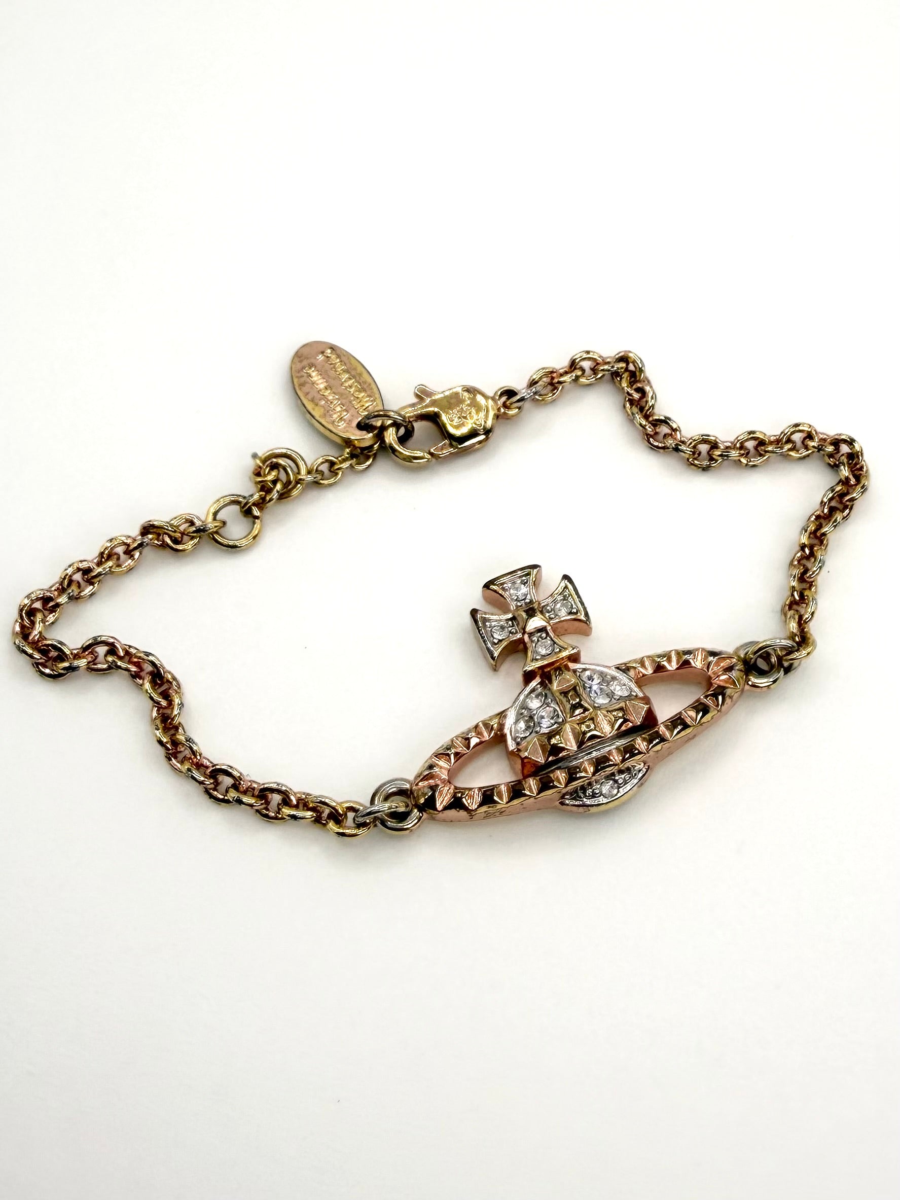 Vivienne Westwood ‘Mayfair Bas’ Rose Gold Orb Bracelet