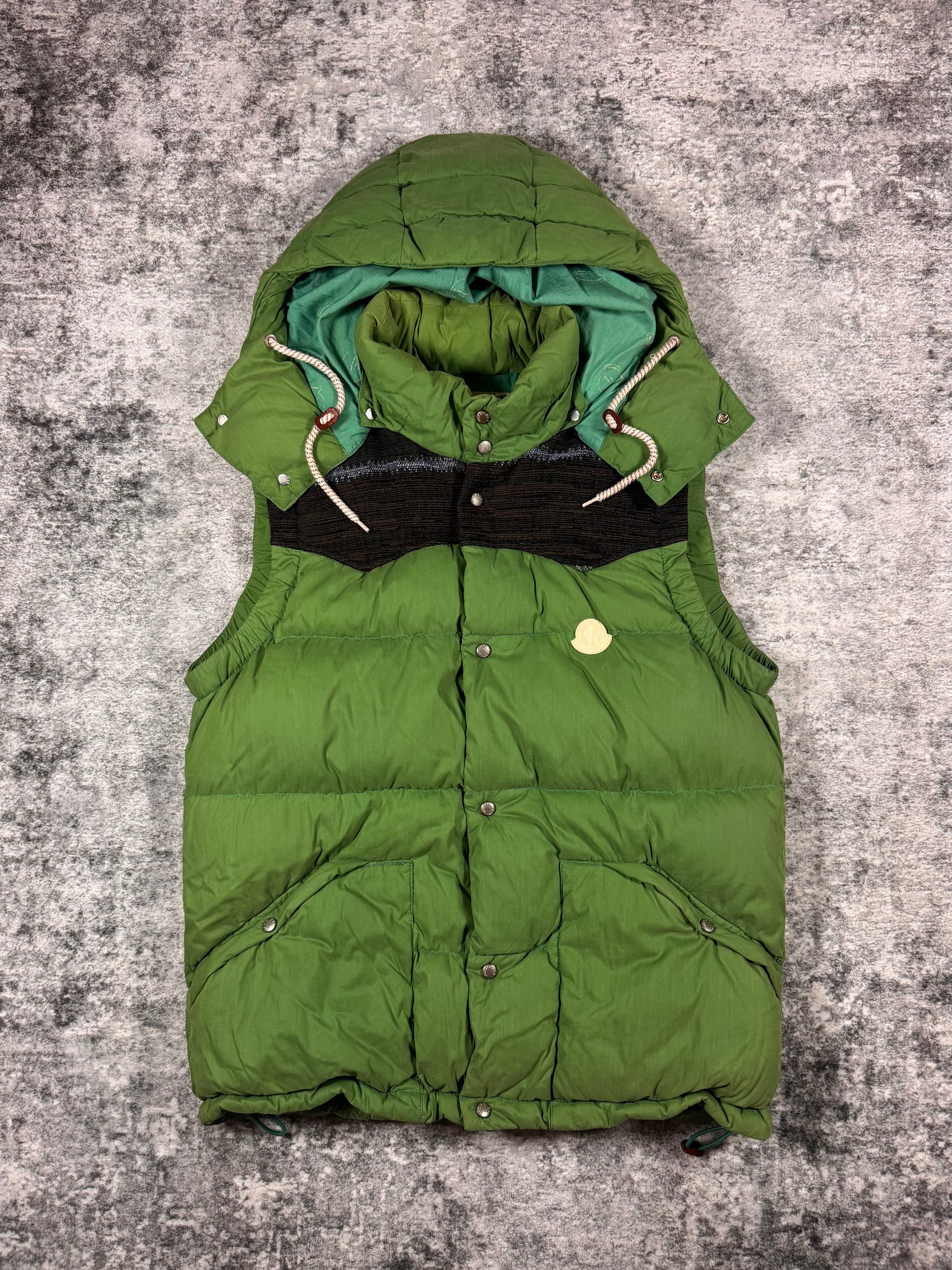 FW11 Visvim x Moncler ‘Gyantse’ Green Hybrid Puffer Vest