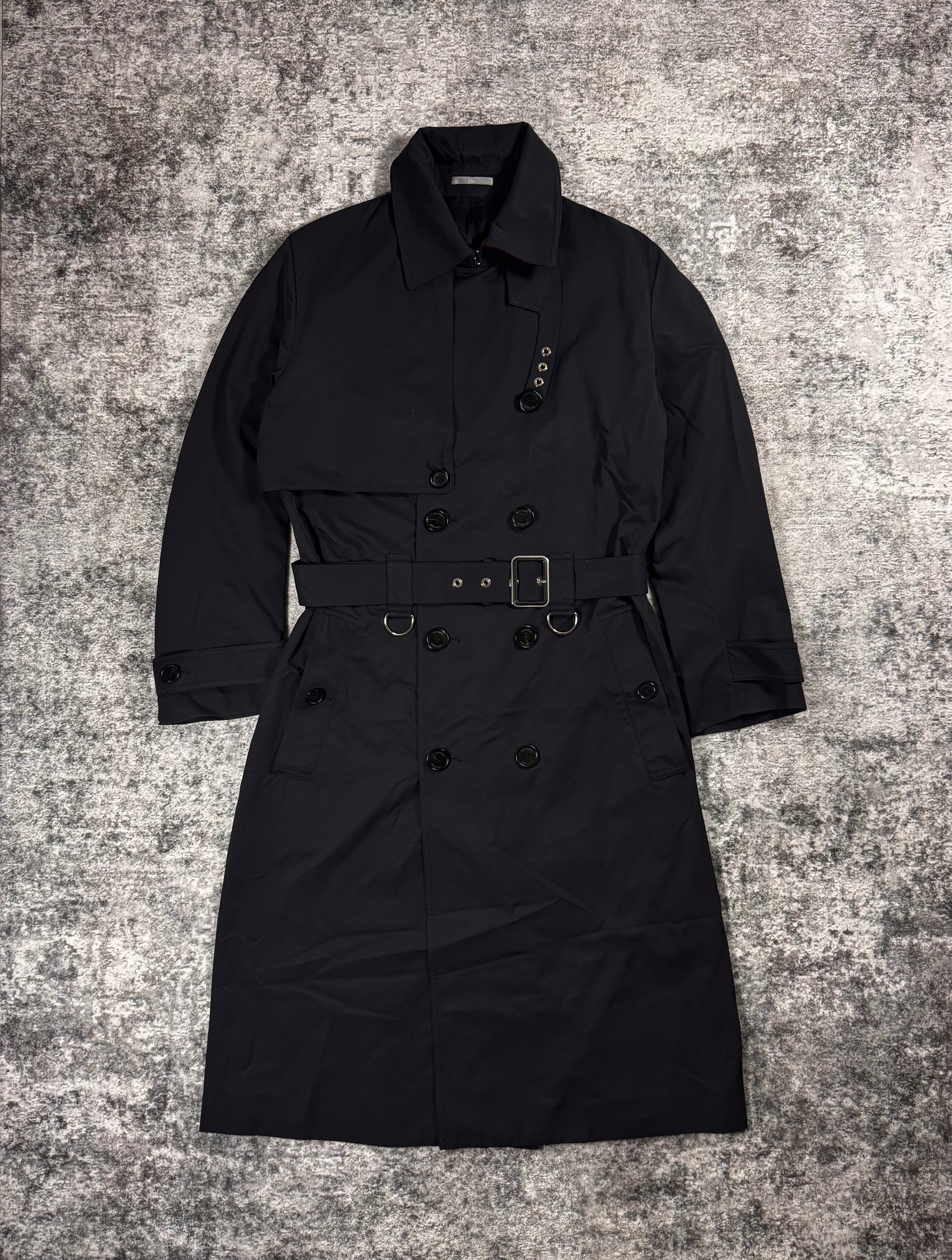 FW16 Dior Homme “The Art of Falling Apart” KVA Double Breasted Trench Coat
