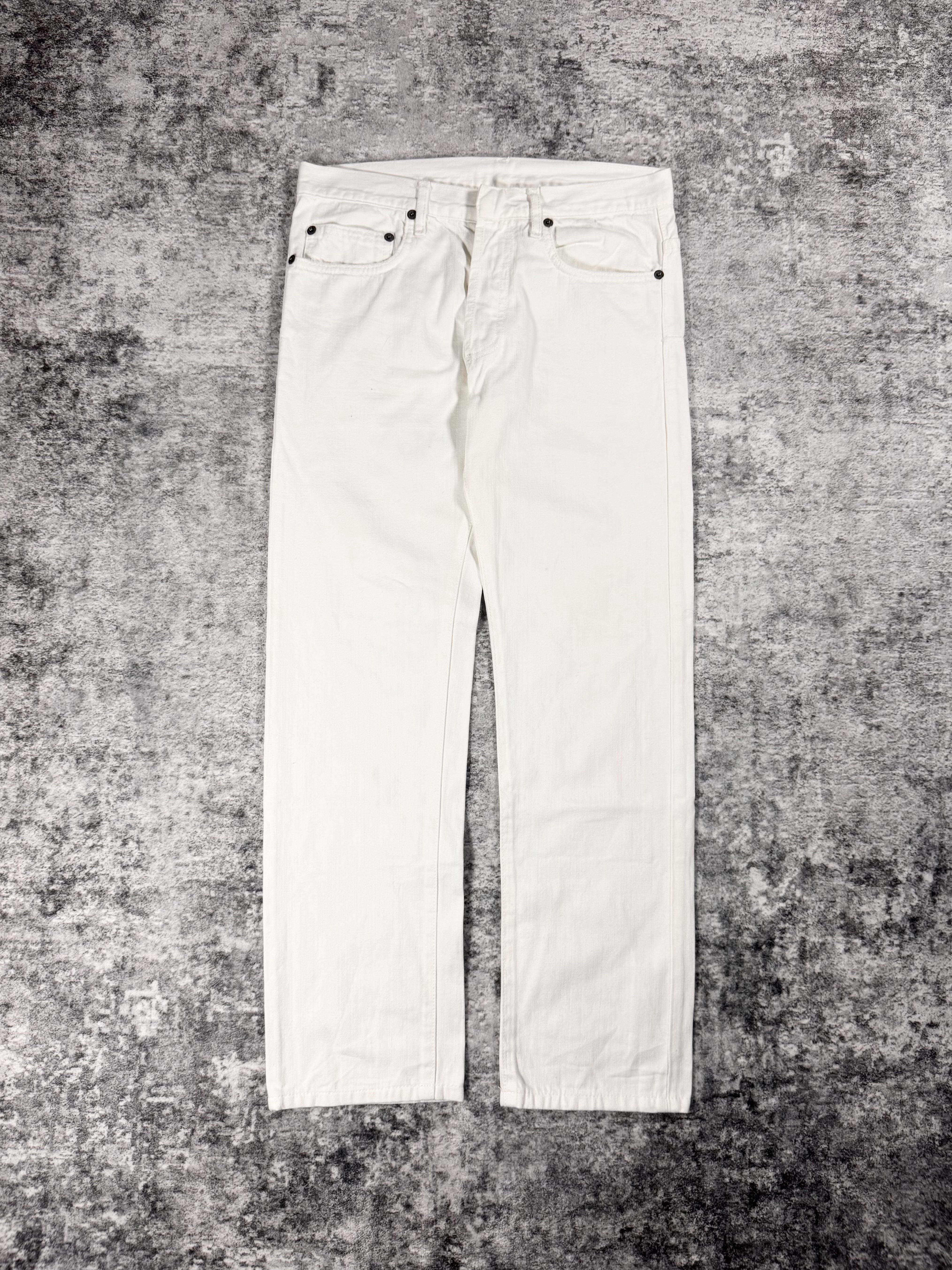 FW06 Dior Homme "These Grey Days" Hedi Slimane White Denim