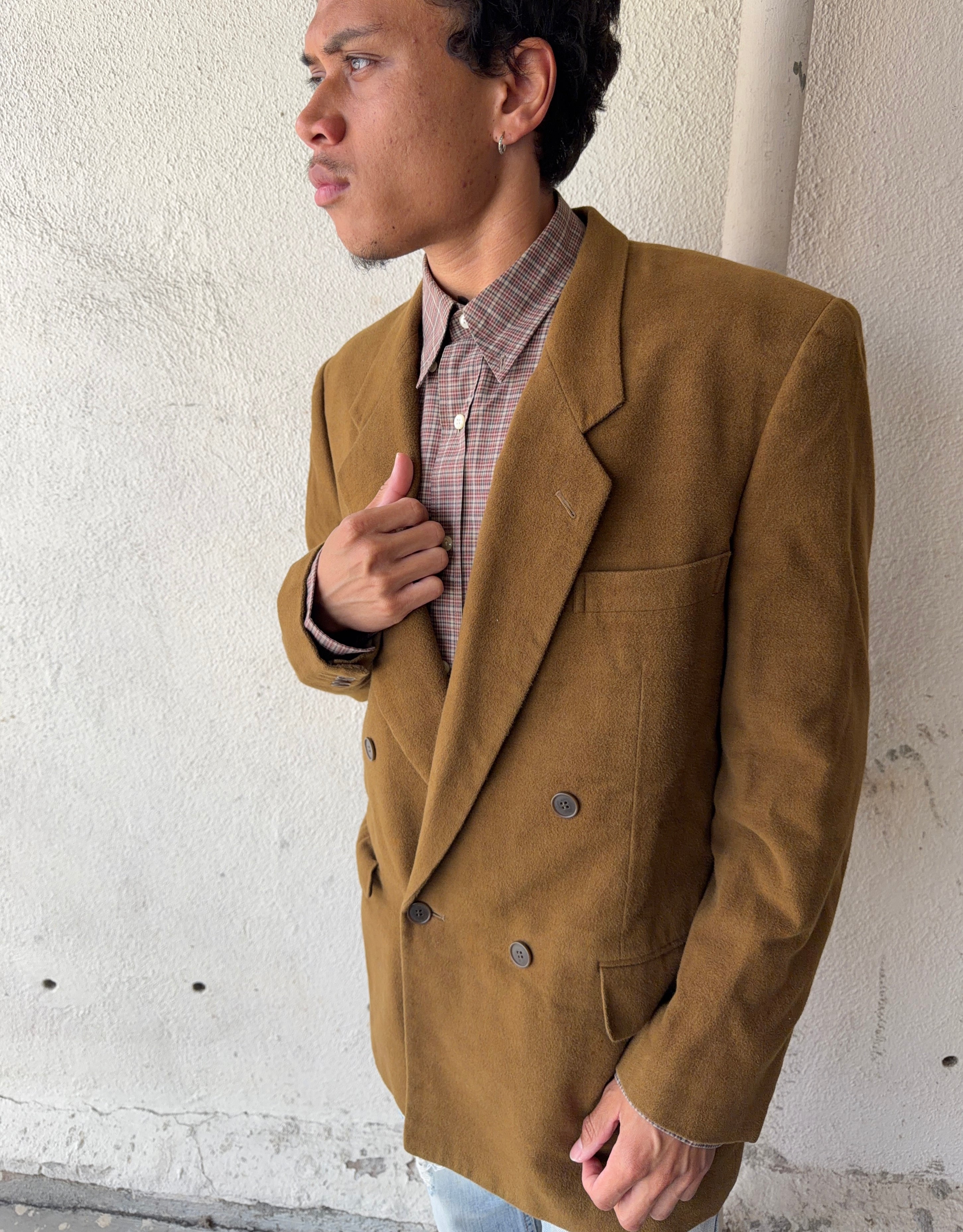 1990s Christian Dior Monsieur Double-Breasted Wool Blazer