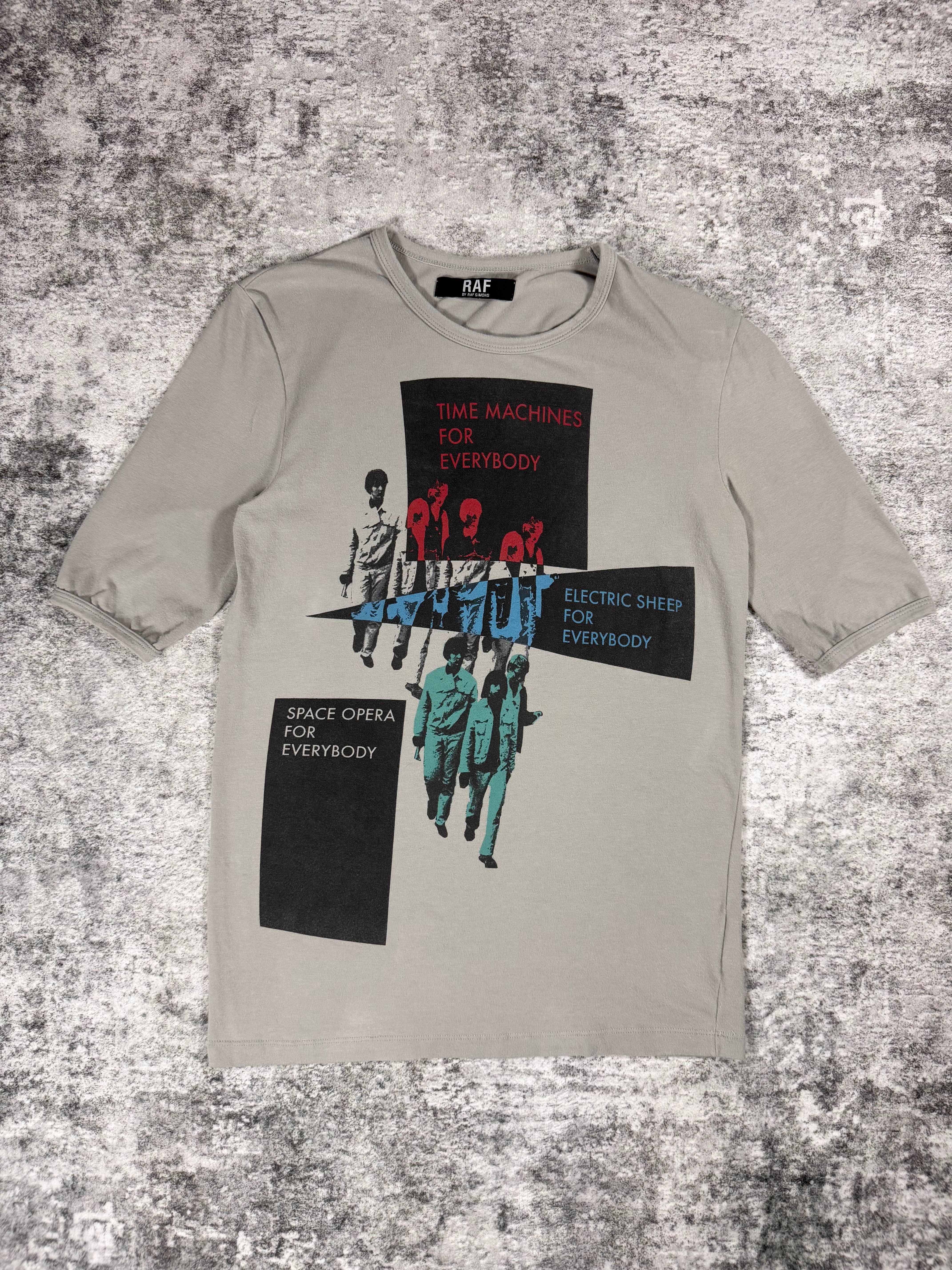 Raf Simons 'Time Machines Of Everybody' Slim T shirt