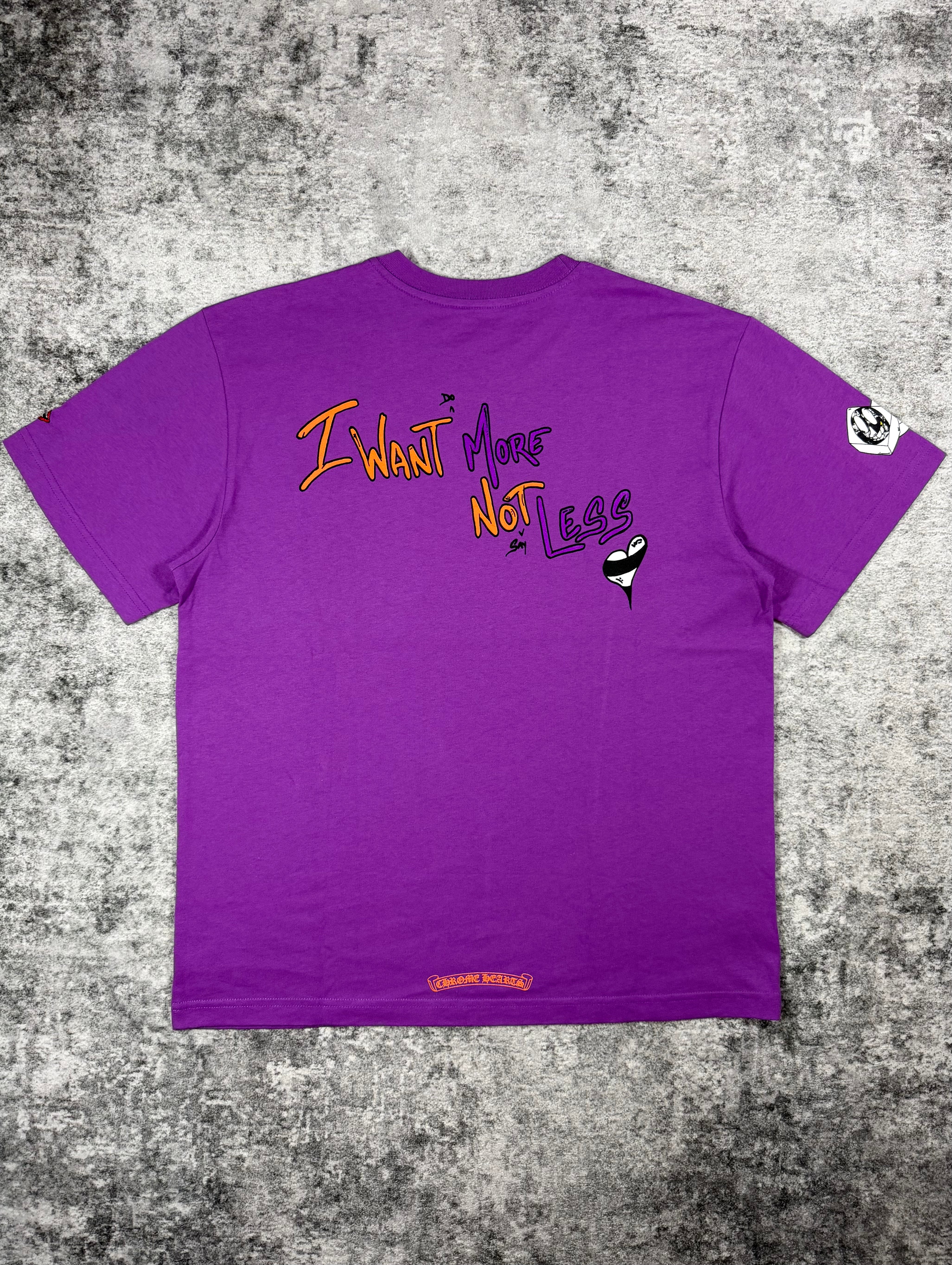 Chrome Hearts Matty Boy ‘Want More Not Less’ Dice T shirt