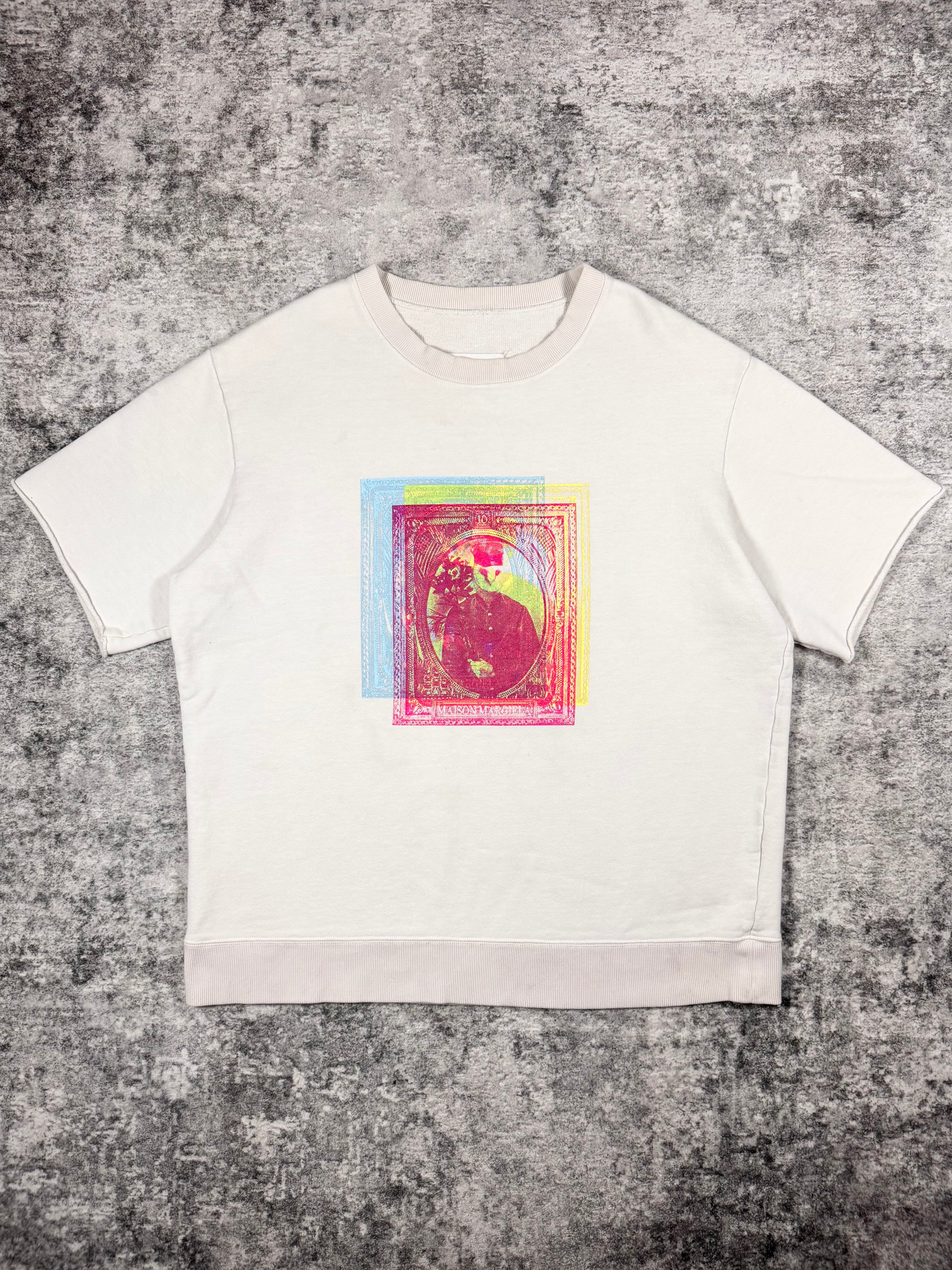 Maison Margiela Distorted Owl-Head Portrait Graphic Sweatshirt