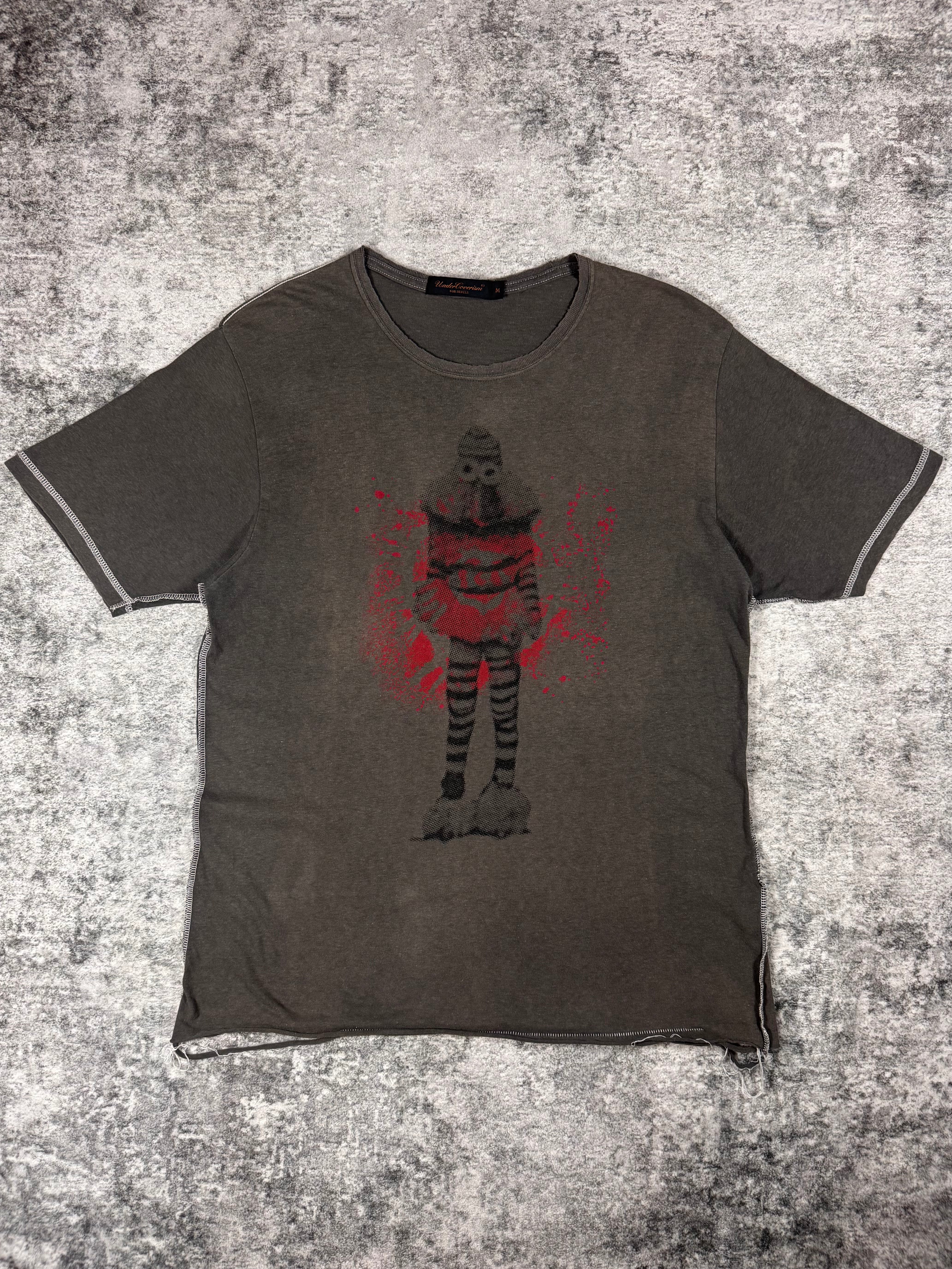 SS03 Undercover “Scab” Bloody Clown Distress T shirt