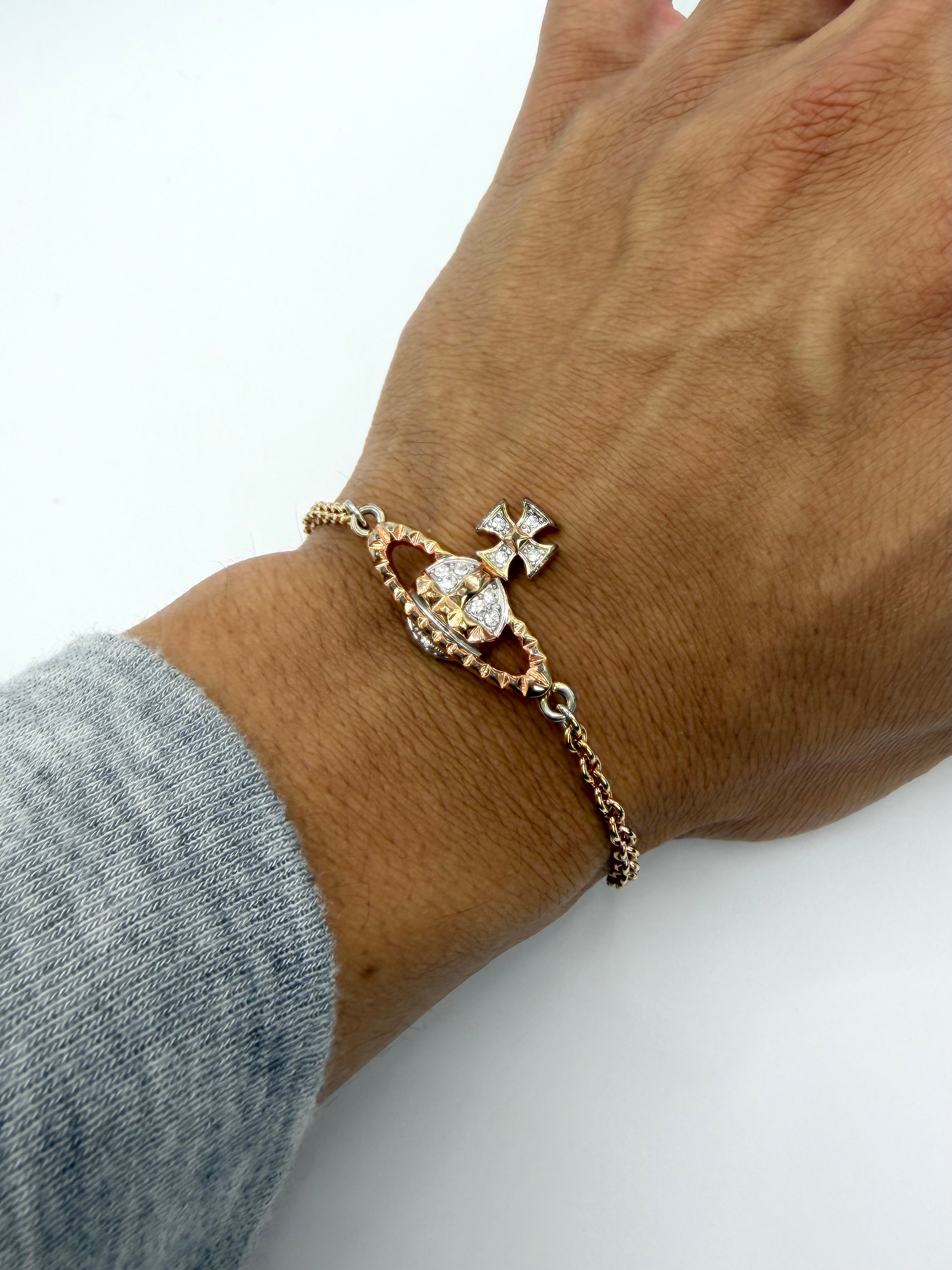 Vivienne Westwood ‘Mayfair Bas’ Rose Gold Orb Bracelet