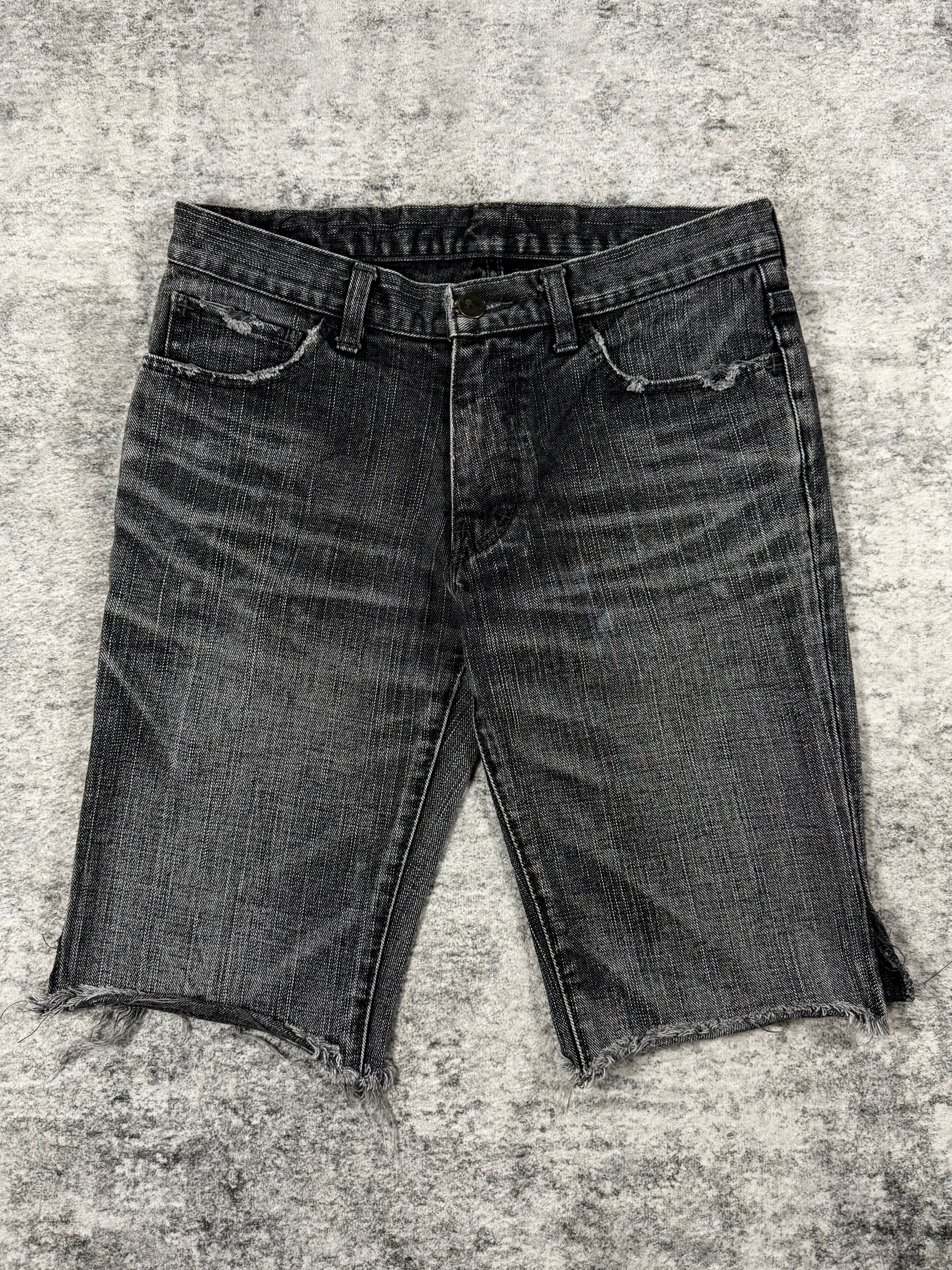 SS04 Number (N)ine “Dream Baby Dream” Double Pocket Cut-Off Denim Shorts