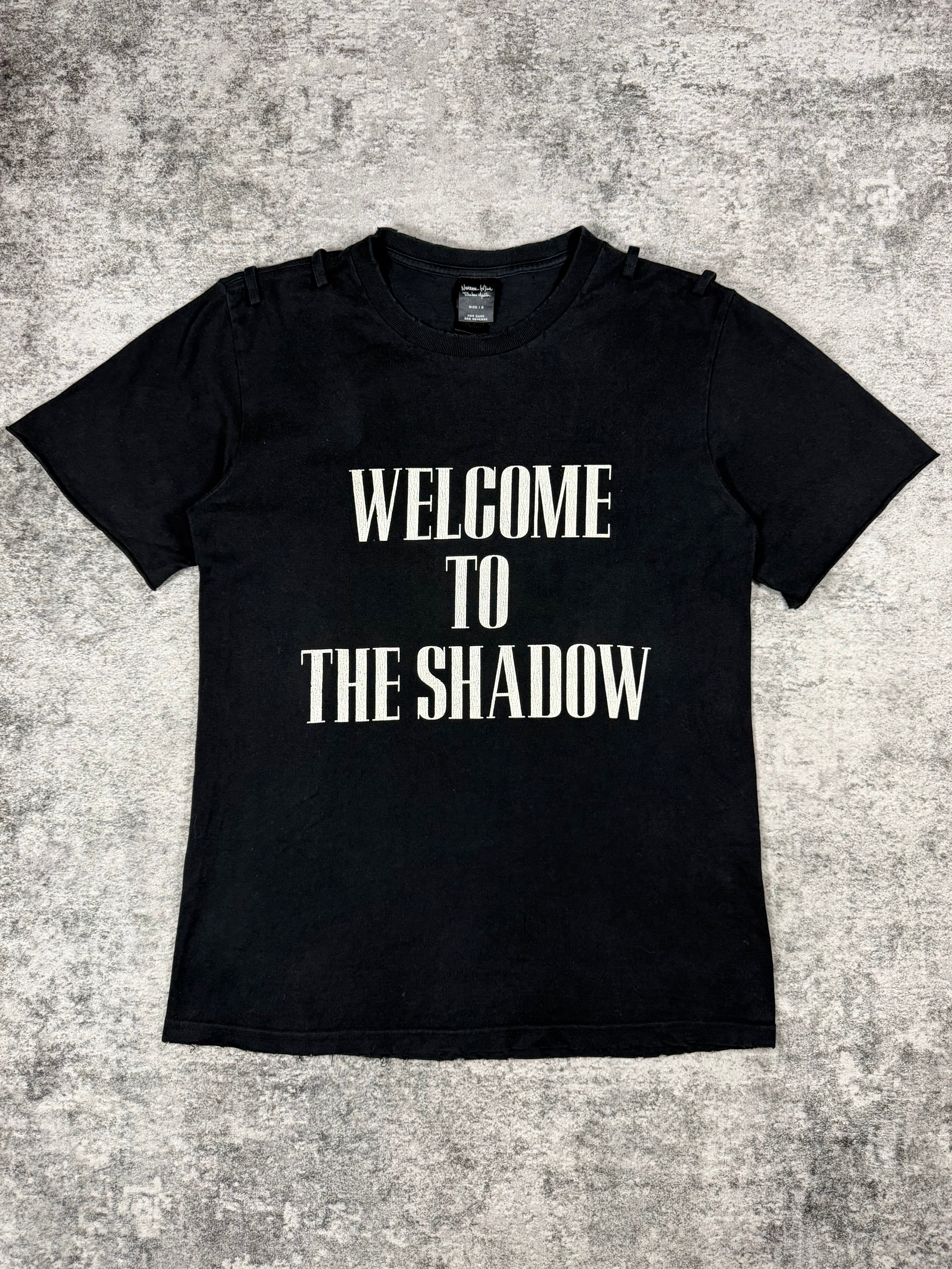SS06 Number (N)ine “Welcome To The Shadow” Distress T shirt