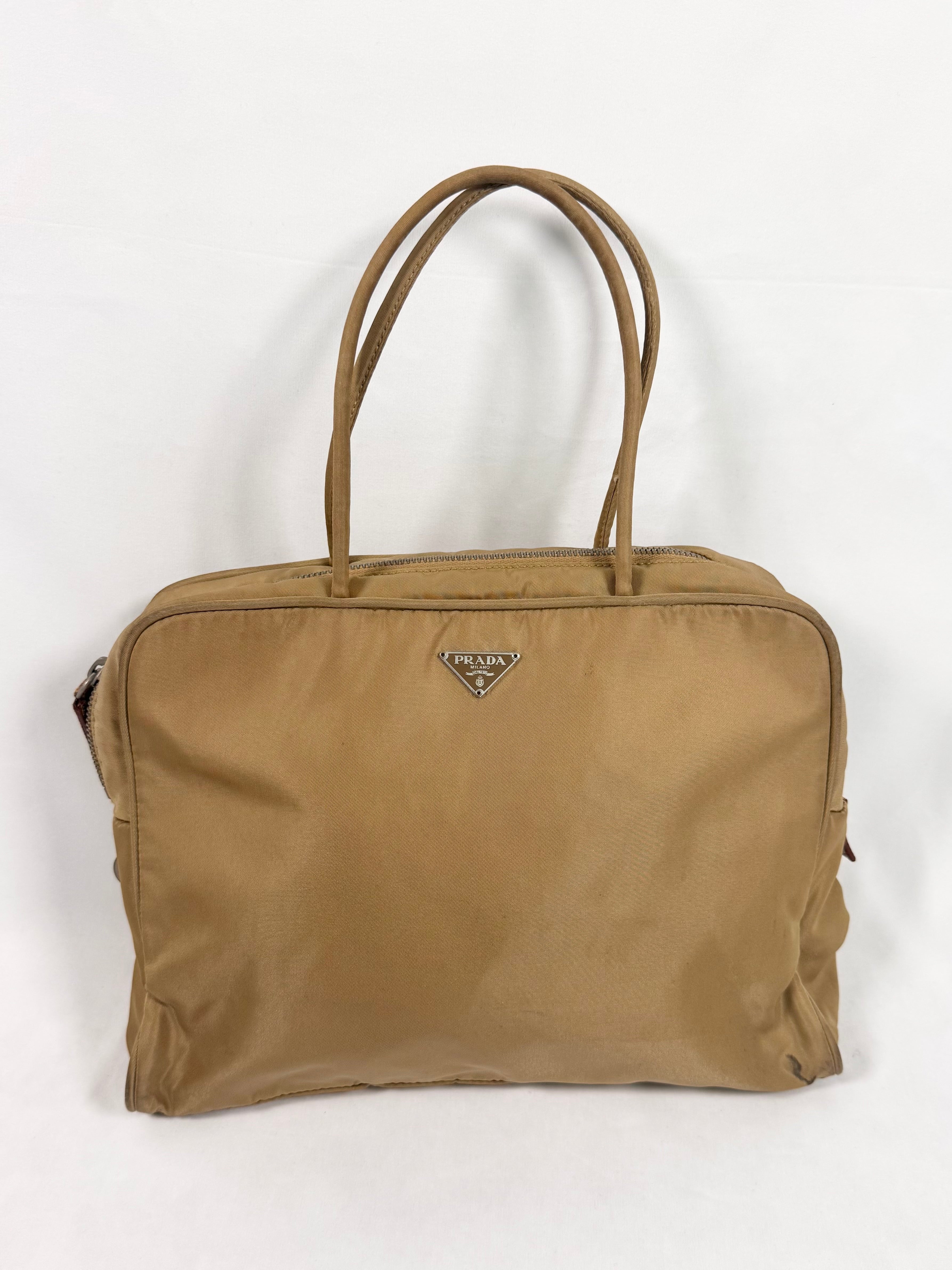 2000s Prada Milano 'Camillo' Nylon Handbag